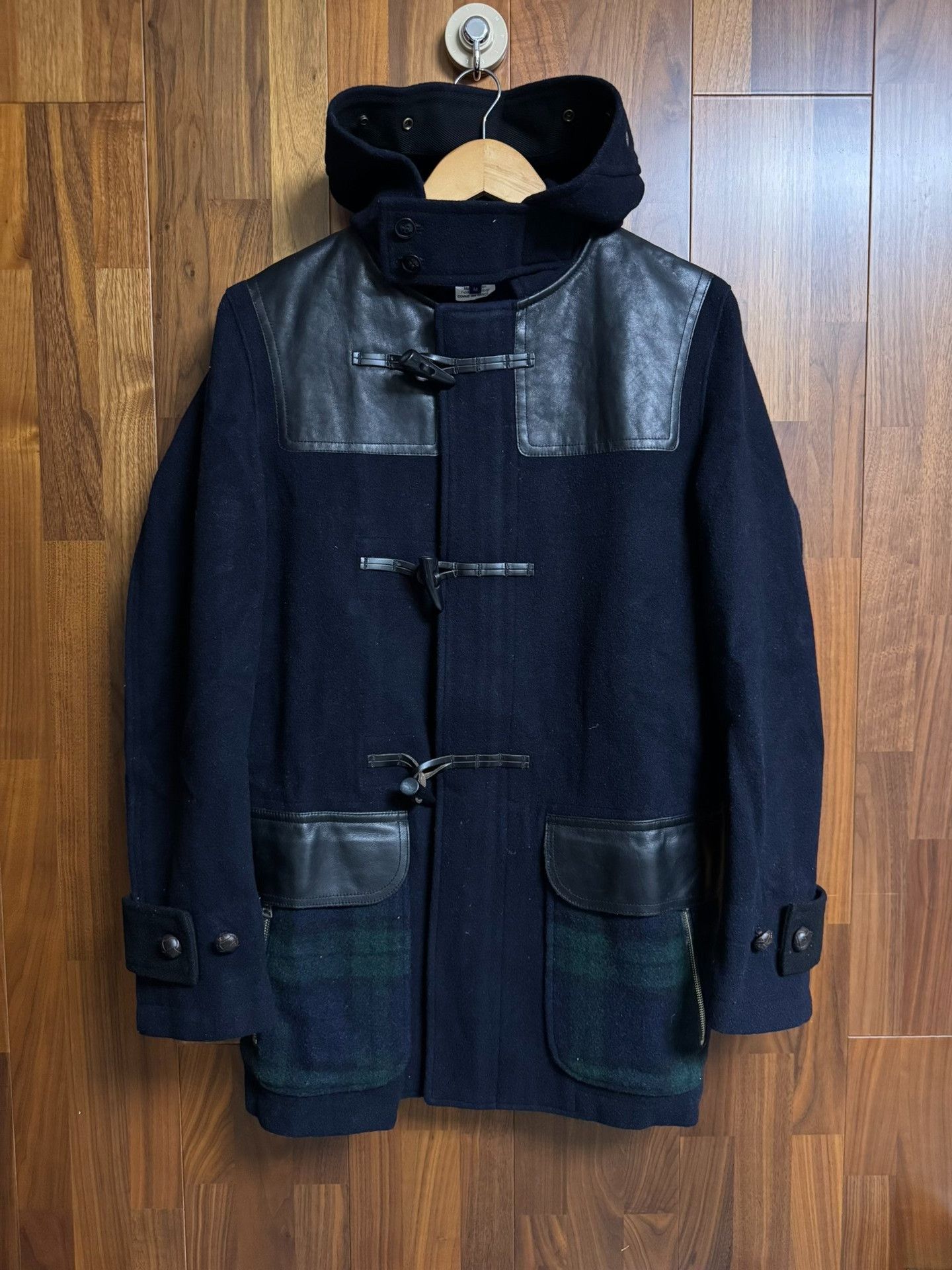 Junya Watanabe Junya Watanabe MAN CDG Wool Blend Navy Coat Size US M / EU 48-50 / 2 - 1 Thumbnail