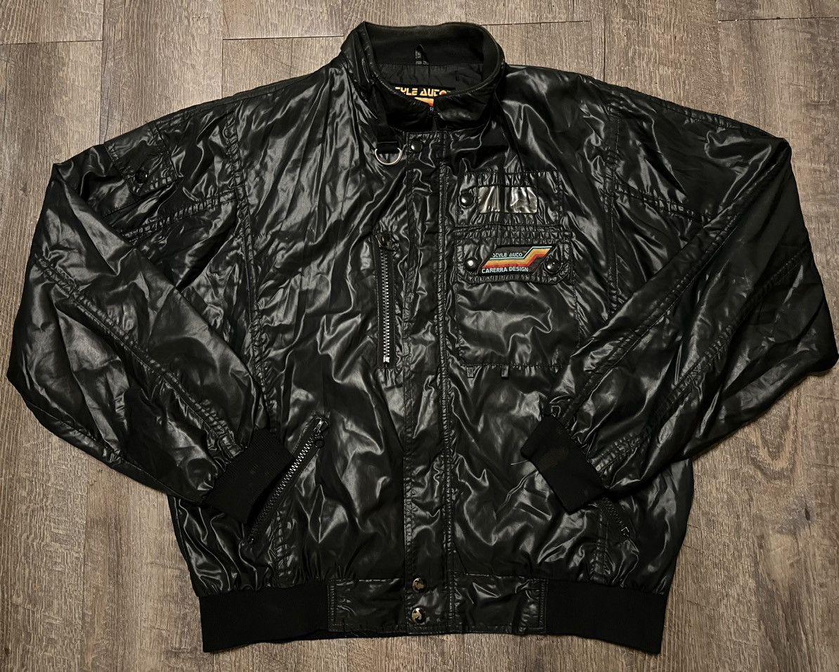 Vintage Vintage Style Auto Porsche Carerra Design Bomber Jacket Grailed