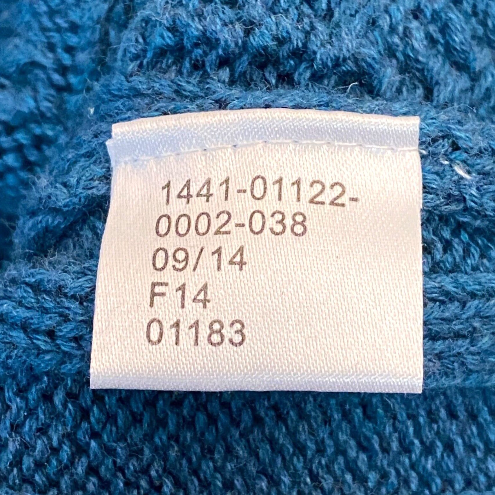 Jos. A. Bank Jos A Bank Sweater Mens Large Teal Blue Cable Knit Mock Neck 1/4 Button Size US L / EU 52-54 / 3 - 4 Thumbnail