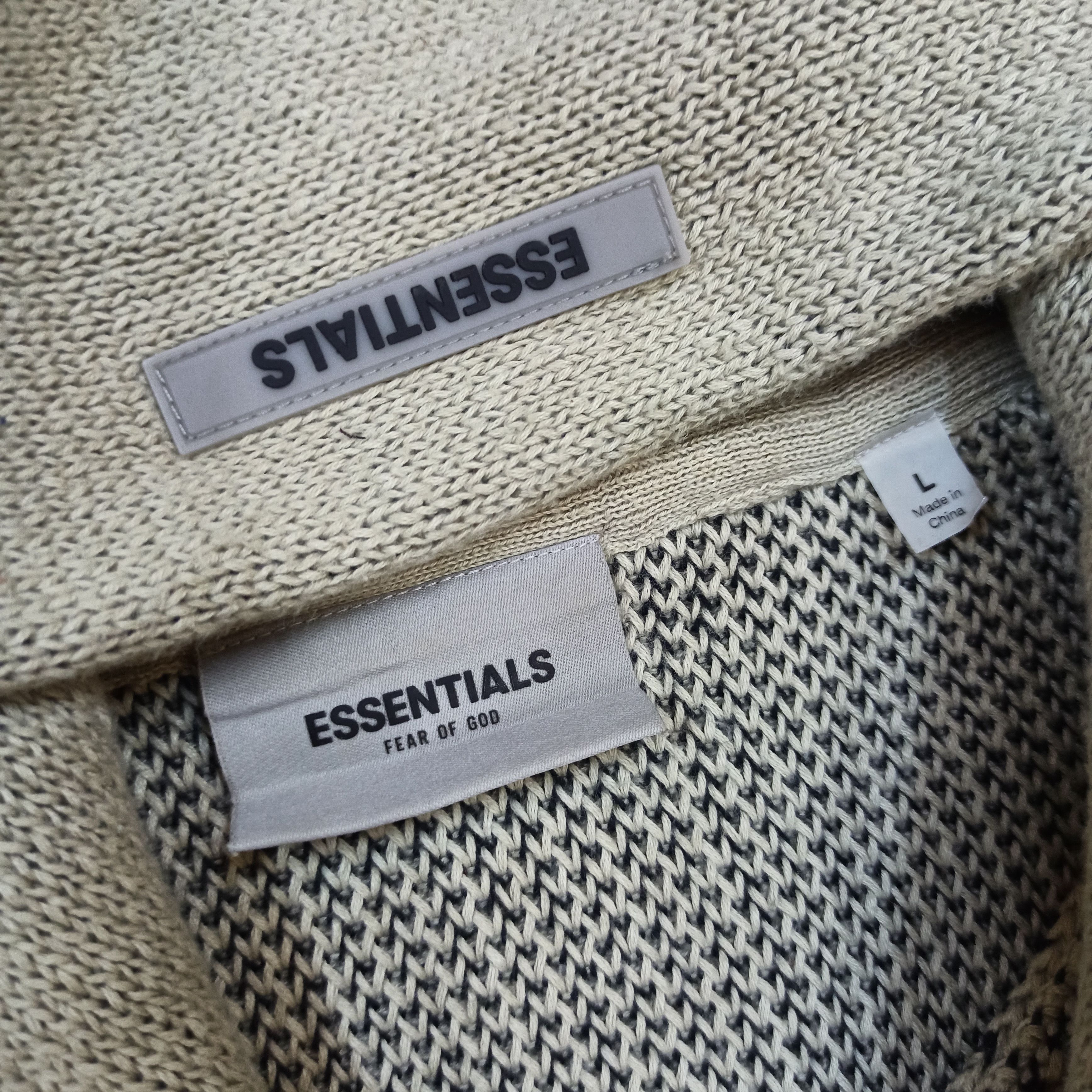 Essentials Fear of God Essentials Knit Big Logo Hoodie Size US L / EU 52-54 / 3 - 5 Thumbnail