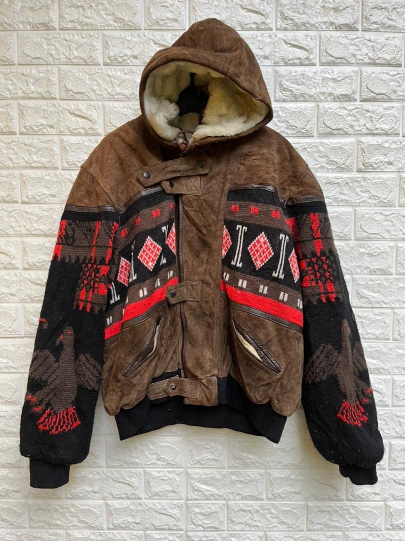 Japanese Brand × Vintage Vintage Allix Japanese Designer Fashion Style Leather Jacket Size US XL / EU 56 / 4 - 1 Thumbnail