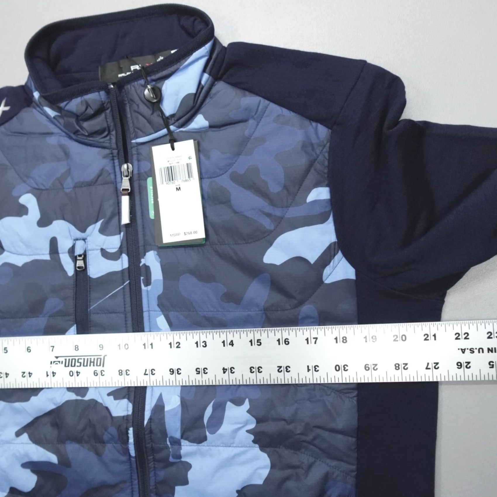 RLX Ralph Lauren RLX Ralph Lauren Polo Full Zip Golf Jacket Men’s M Quilted Camouflage Performance Jacket Size US M / EU 48-50 / 2 - 5 Thumbnail