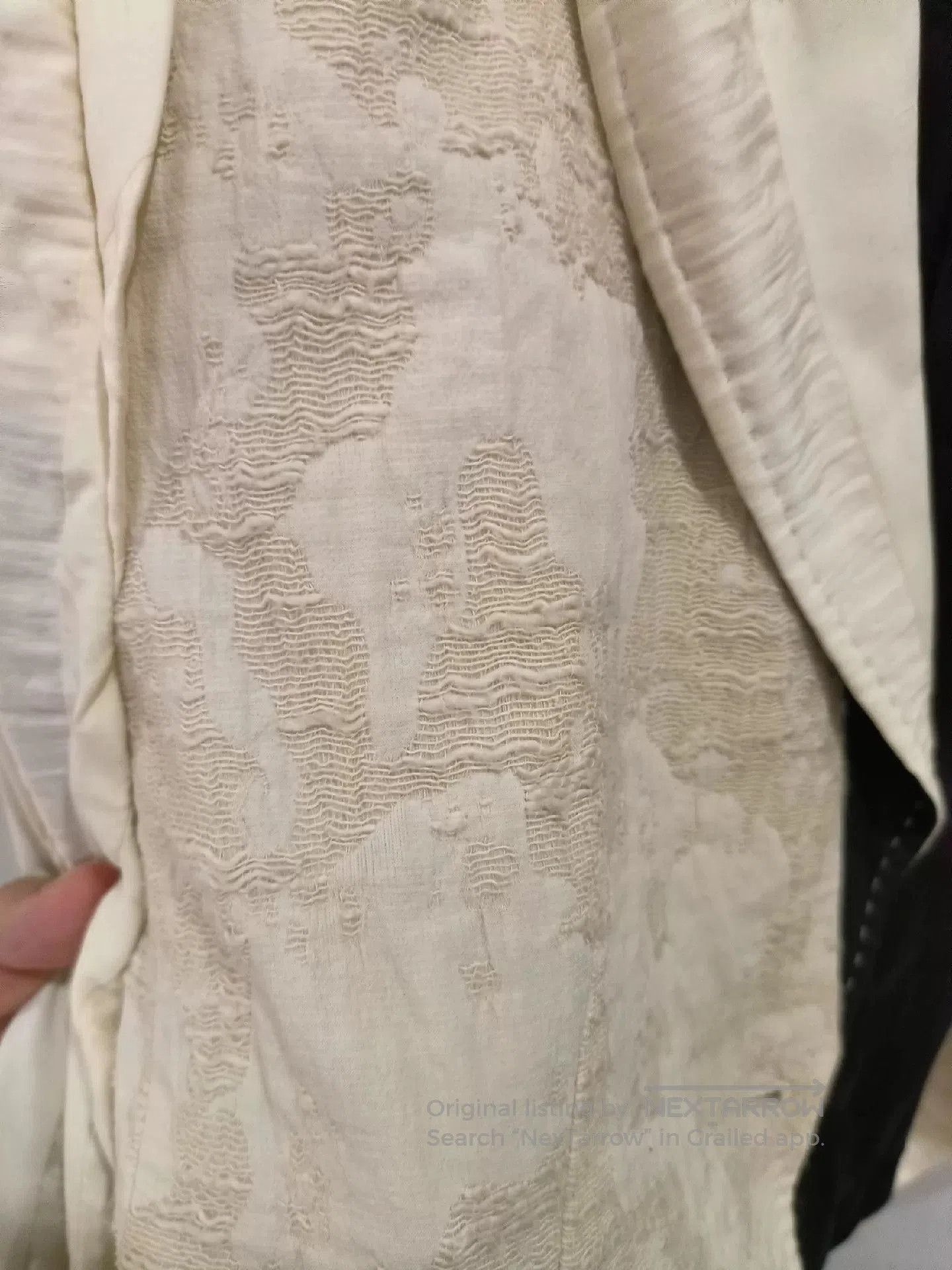 Ann Demeulemeester Ann Demeulemeester Women's Beige Blazer. Size S / US 4 / IT 40 - 8 Thumbnail