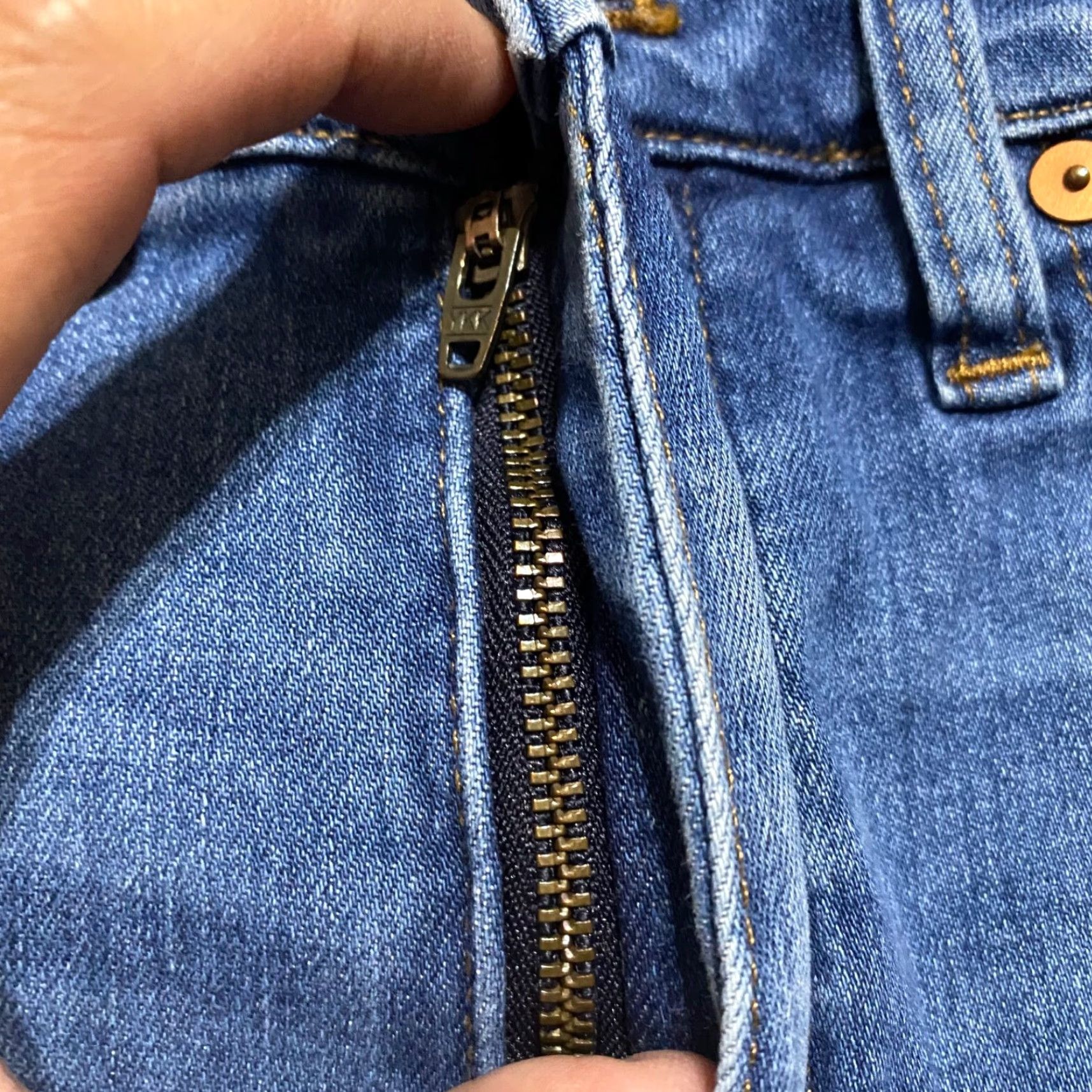 Madewell Madewell Jeans Womens Blue Denim High Rise Skinny Crop Distressed 27 Regular 5-Pocket Style Womens Jeans Size 27" / US 4 / IT 40 - 7 Thumbnail