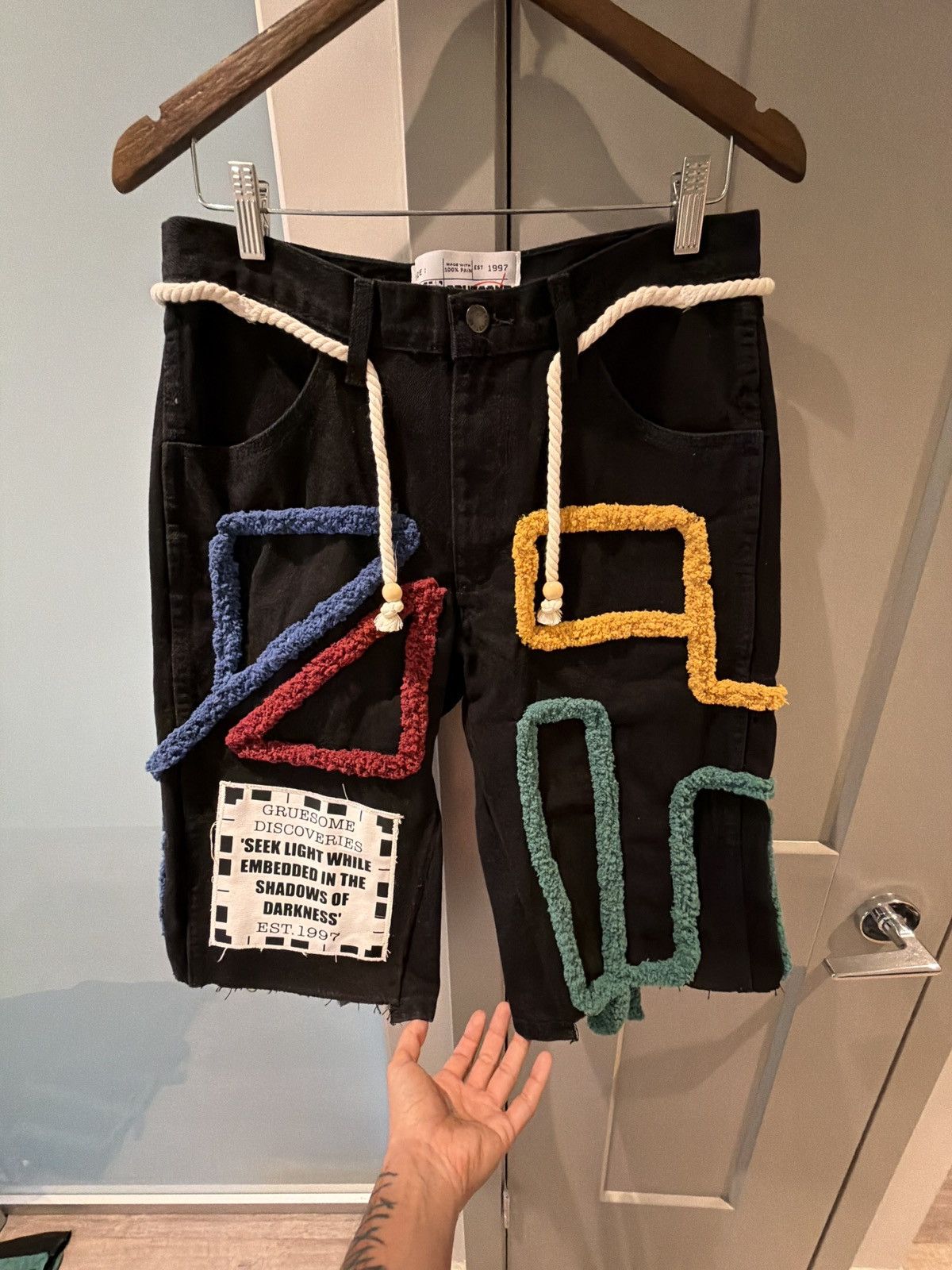 Handmade Black Jorts Size US 32 / EU 48 - 1 Thumbnail
