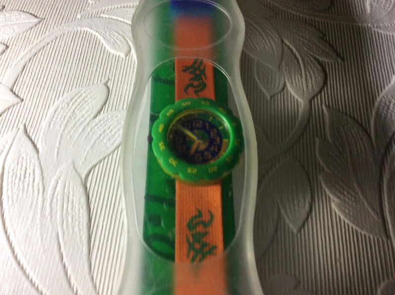 Designer Flik Flak ladies green dial watch Size ONE SIZE - 1 Thumbnail