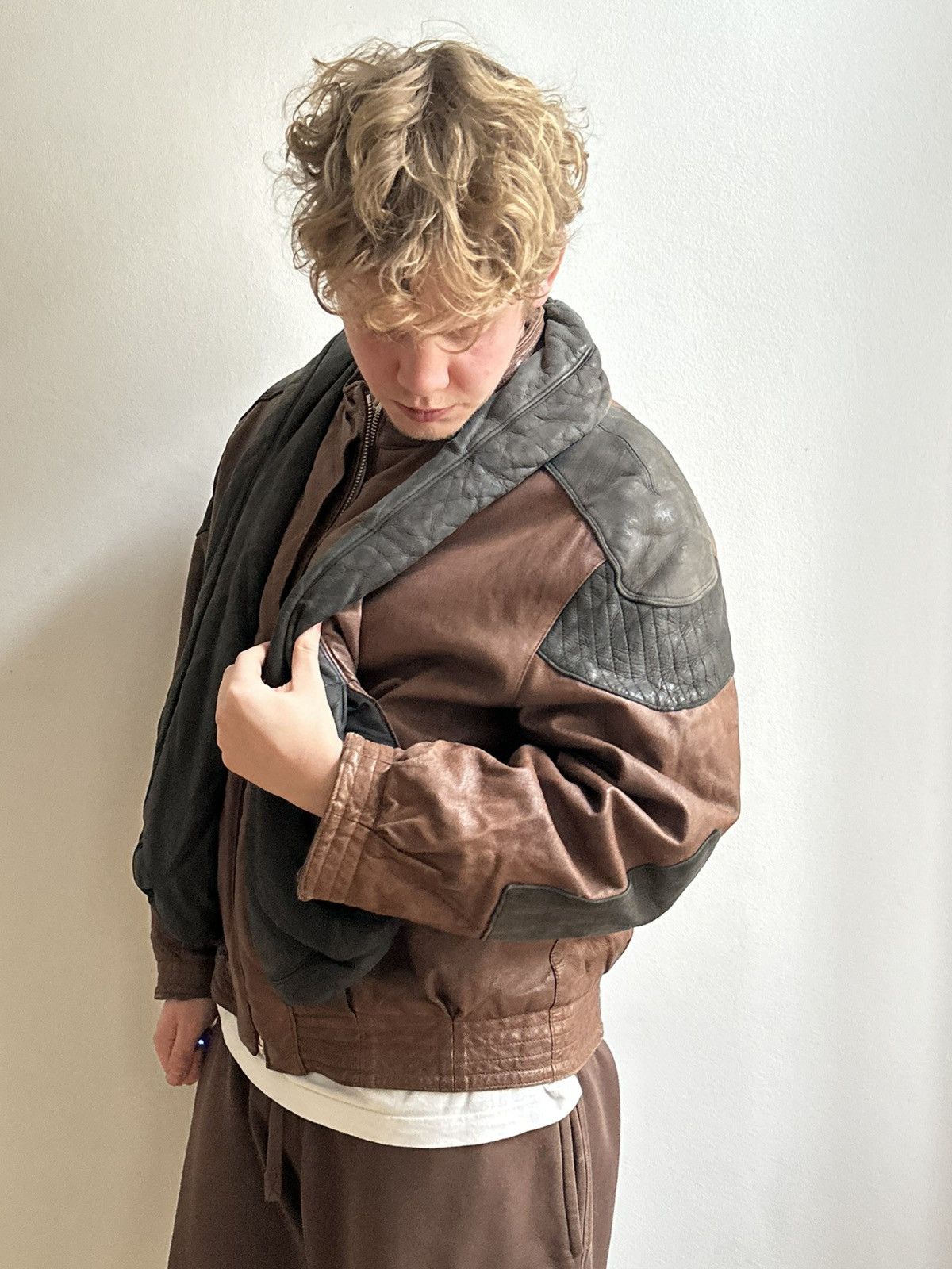 Marithe & Francois Girbaud compagnie Archive Leather Jacket