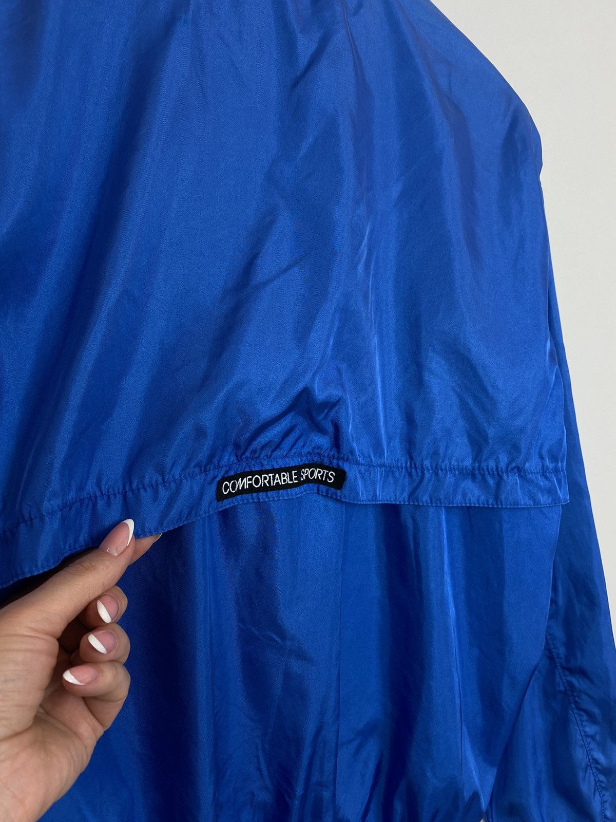 Nike Vintage 90s Nike Sport Long Sleeve Full Zip Track Jacket Top Size US M / EU 48-50 / 2 - 10 Thumbnail
