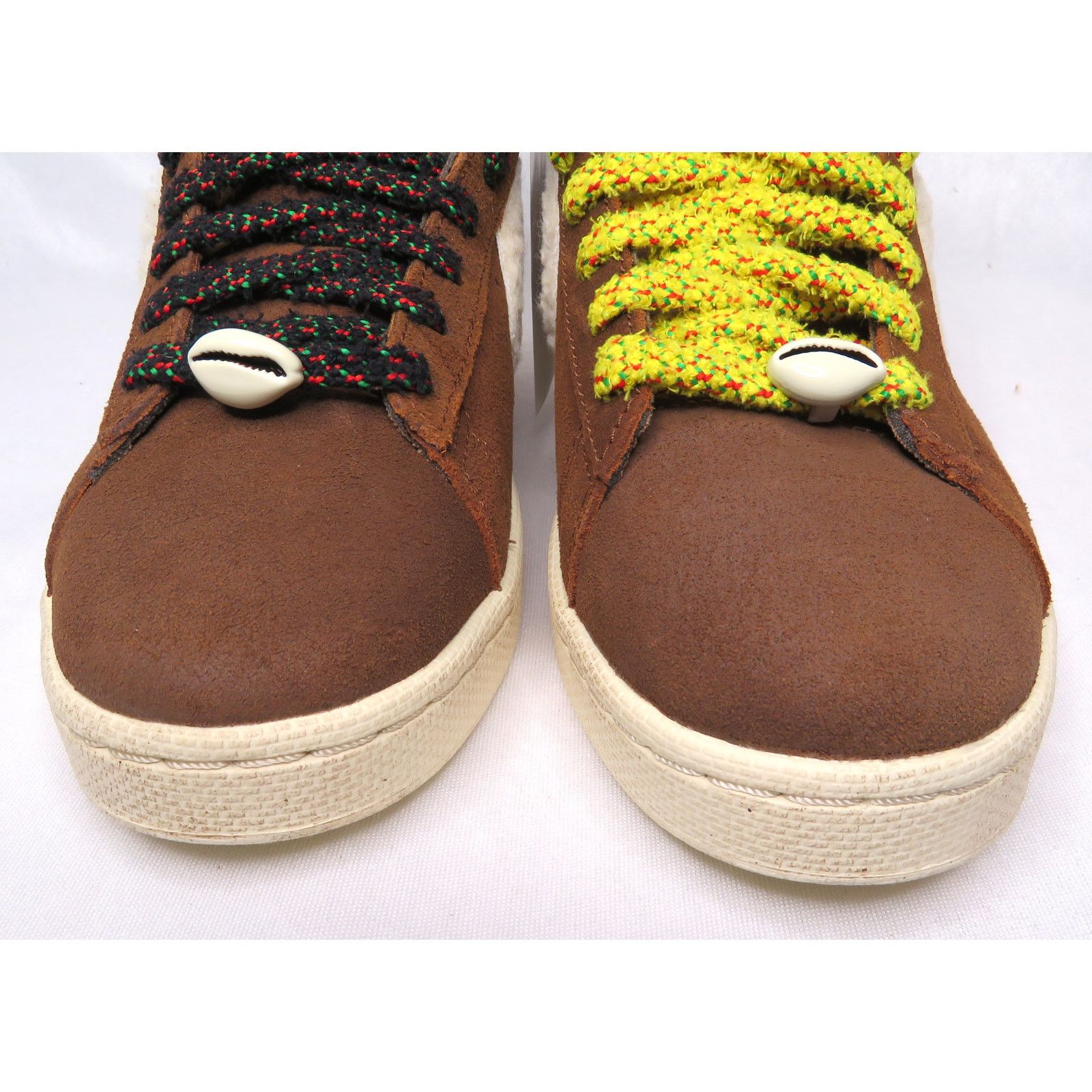 Converse CONVERSE X BARRIER Brown Unisex Hi-Top Suede Sneakers Size US 8.5 / IT 38.5 - 3 Thumbnail