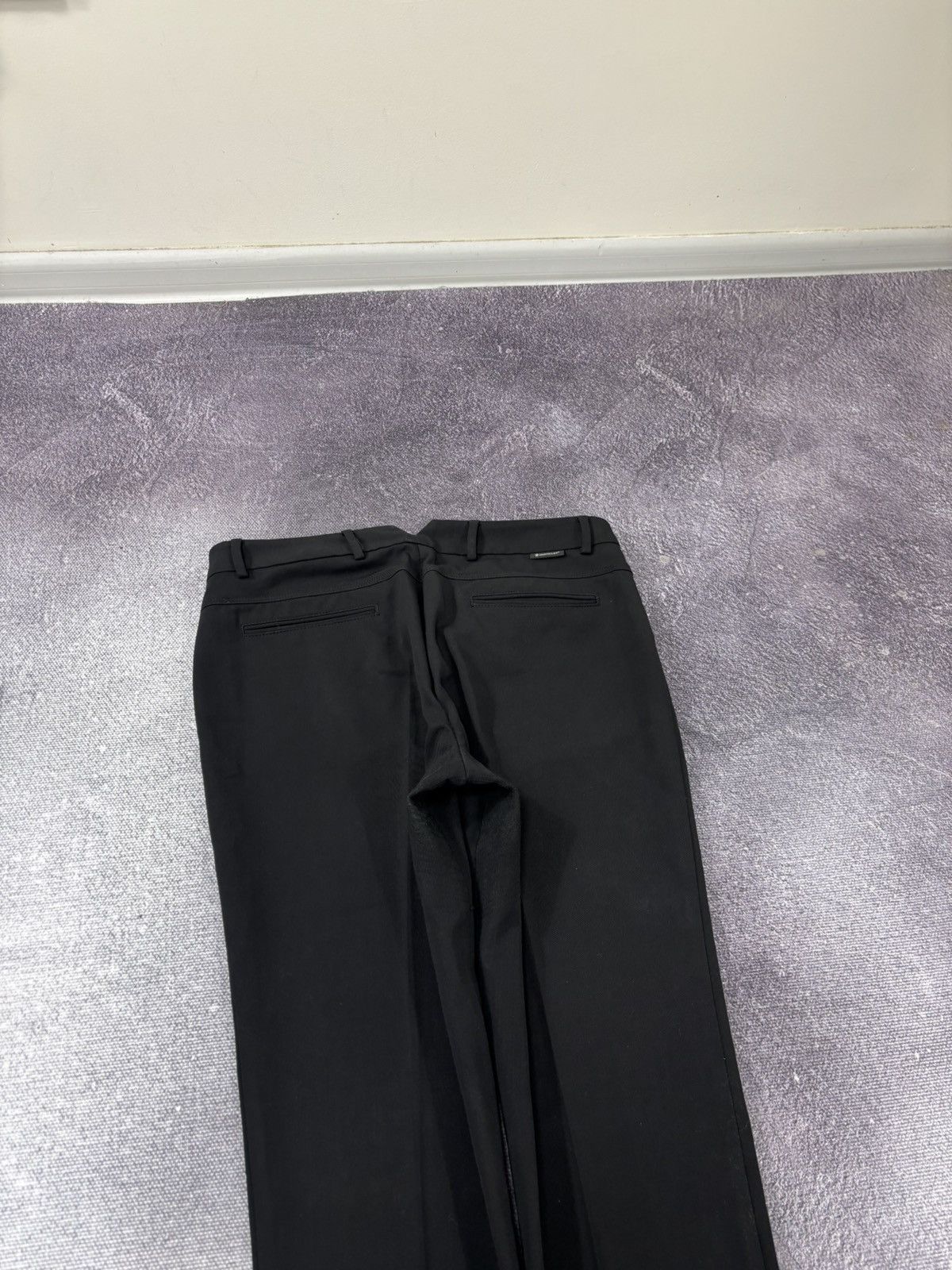 Moncler Moncler Women’s Black Slim Tapered Poly Wool Pants Trousers Size 28" / US 6 / IT 42 - 15 Thumbnail