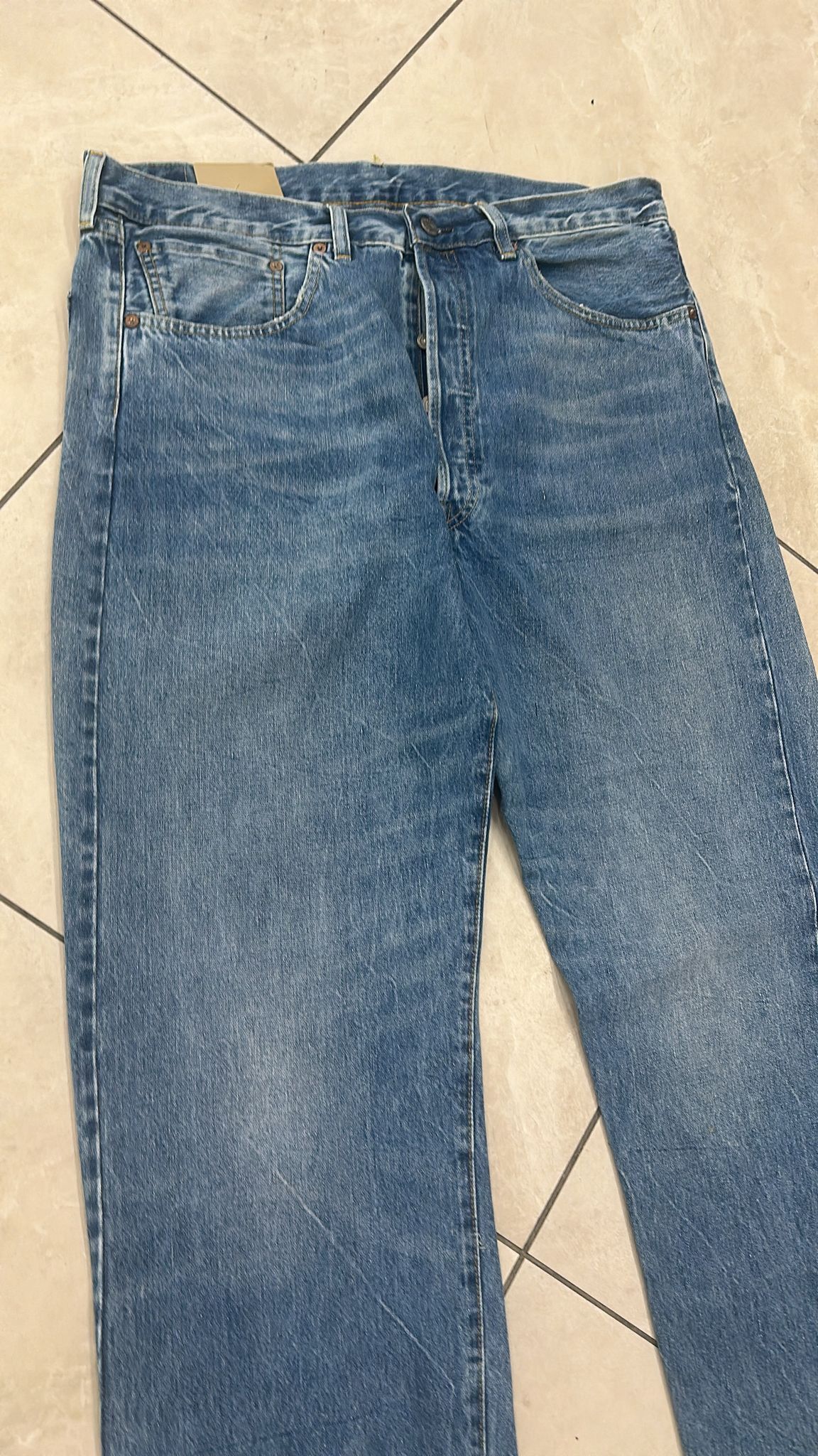 Levi's Vintage Clothing LVC Levi's Vintage Clothing 1955 501XX BigE Selvedge Jeans Size US 36 / EU 52 - 4 Thumbnail