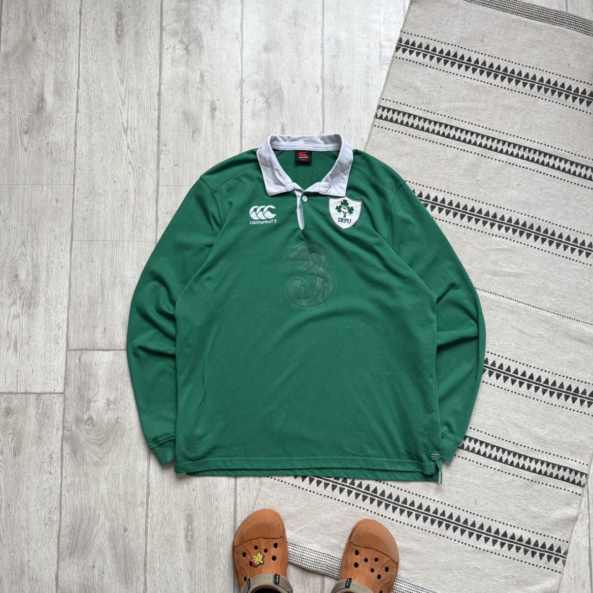 Canterbury of New Zealand 🏈 IRFU Vintage Canterbury Ireland Rugby jersey Blockore Y2K Size US XL / EU 56 / 4 - 1 Thumbnail
