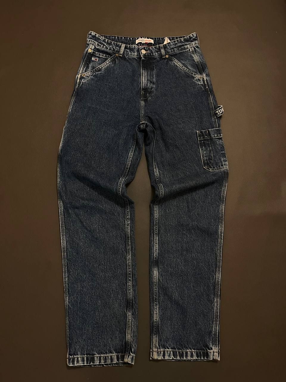 Tommy Hilfiger × Vintage Tommy Hilfiger Vintage Jeans Mens 30 x 34 Baggy Skater Y2K Size US 32 / EU 48 - 1 Thumbnail