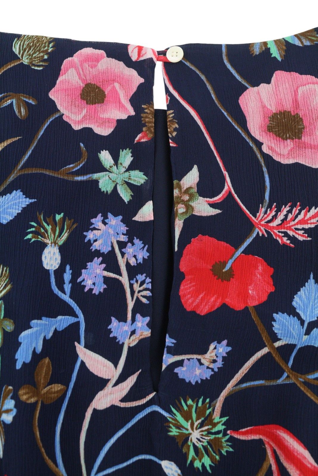 Gant WILD FLORAL BOATNECK EU42 Classic Blue Mini Dress 87732 Size XL / US 12-14 / IT 48-50 - 7 Thumbnail