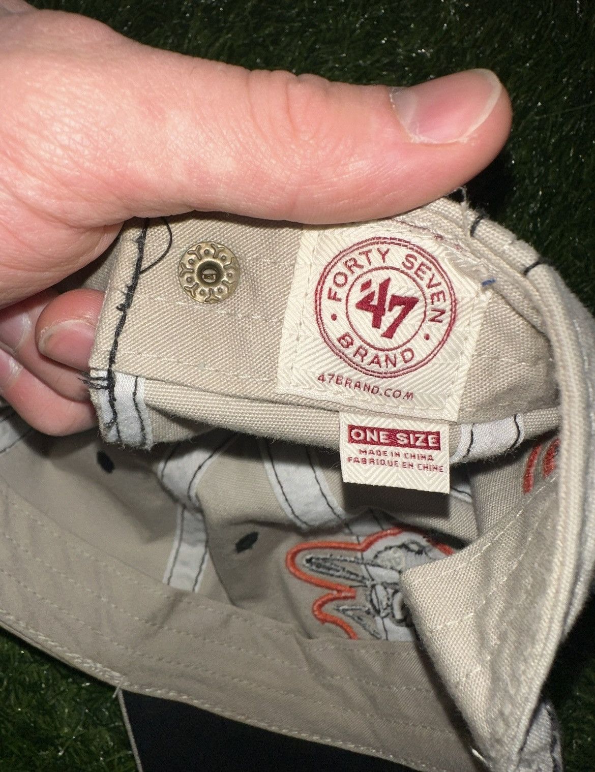 47 × MLB Mlb Baltimore Orioles 47 Adjustable Hat Size ONE SIZE - 5 Thumbnail