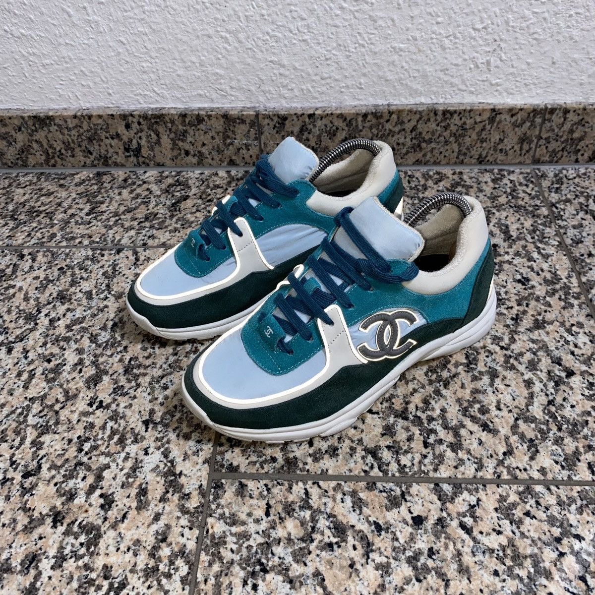 Chanel Chanel Sneakers Suede Nylon Reflective (2019) Size US 6.5 / EU 39-40 - 1 Thumbnail