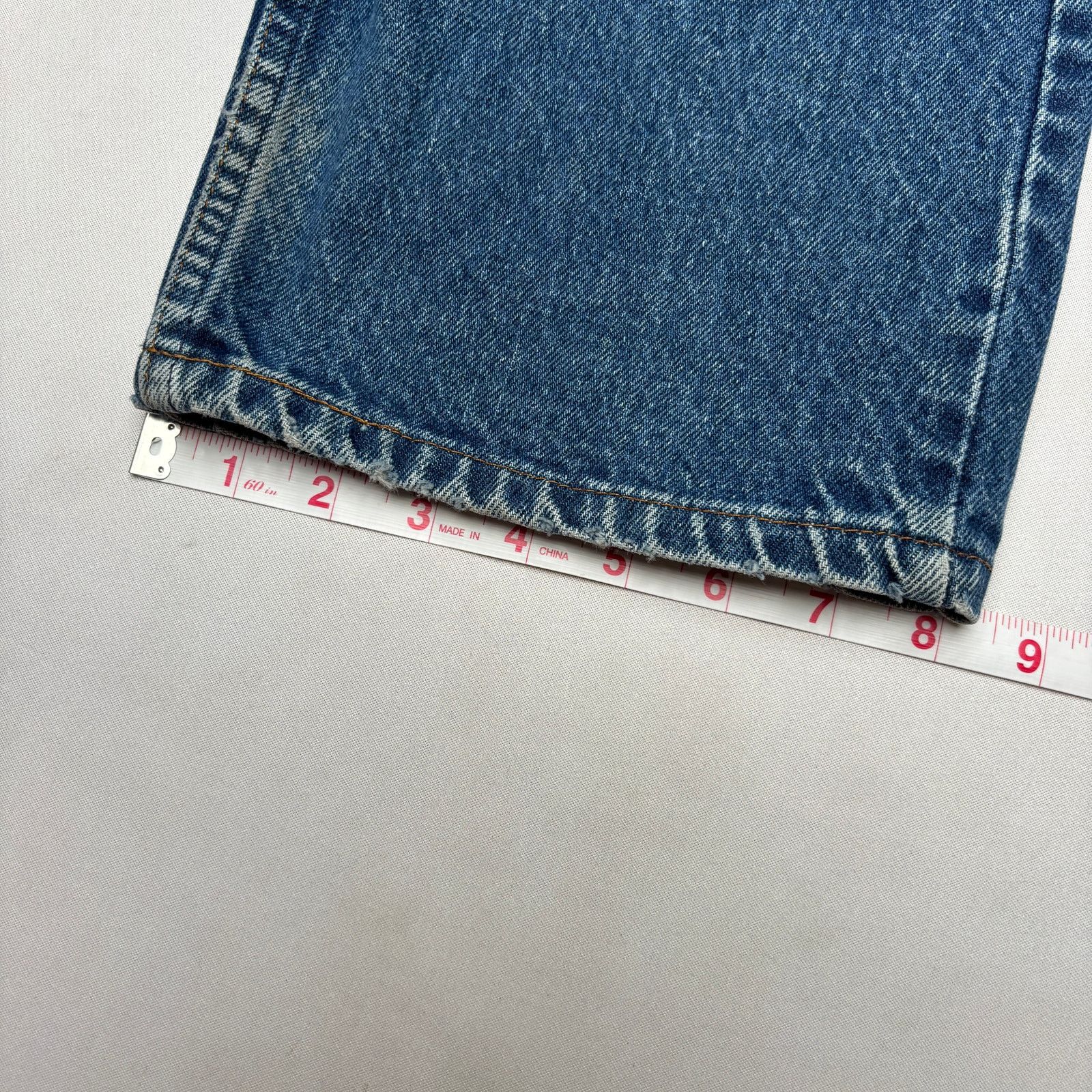 Levi's Vintage 80s Levi's 519 0217 Orange Tab Jeans Men's 34x31.5 Size US 34 / EU 50 - 8 Thumbnail