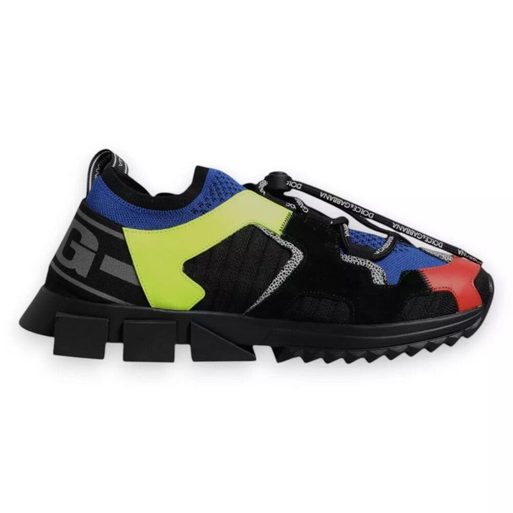 Dolce & Gabbana Dolce & Gabbana Multicolor Low Top Sorrento Sneakers Shoes Size US 9 / EU 42 - 1 Thumbnail