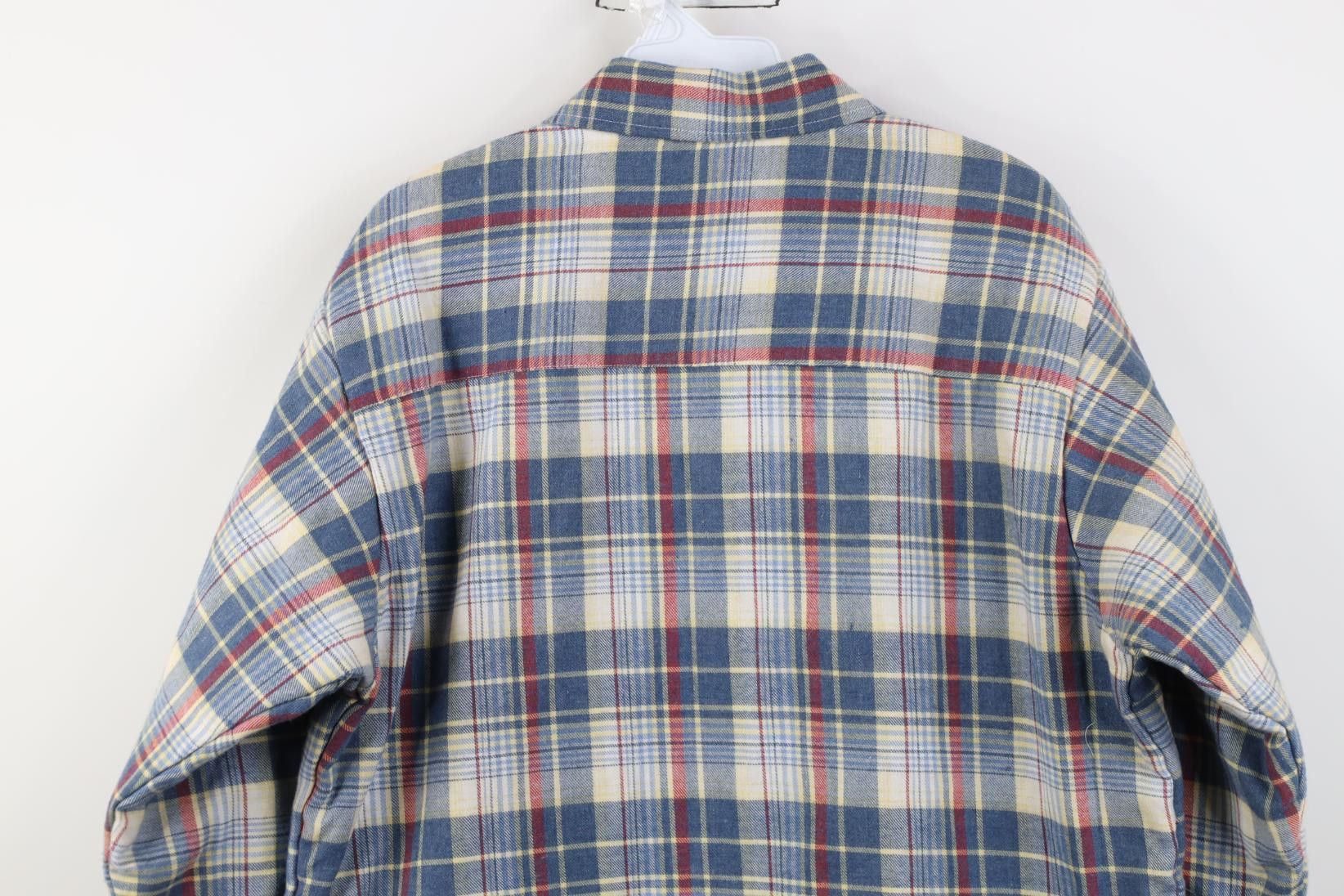 Vintage Deadstock Vintage 90s Streetwear Flannel Button Shirt Jacket Size US M / EU 48-50 / 2 - 11 Thumbnail