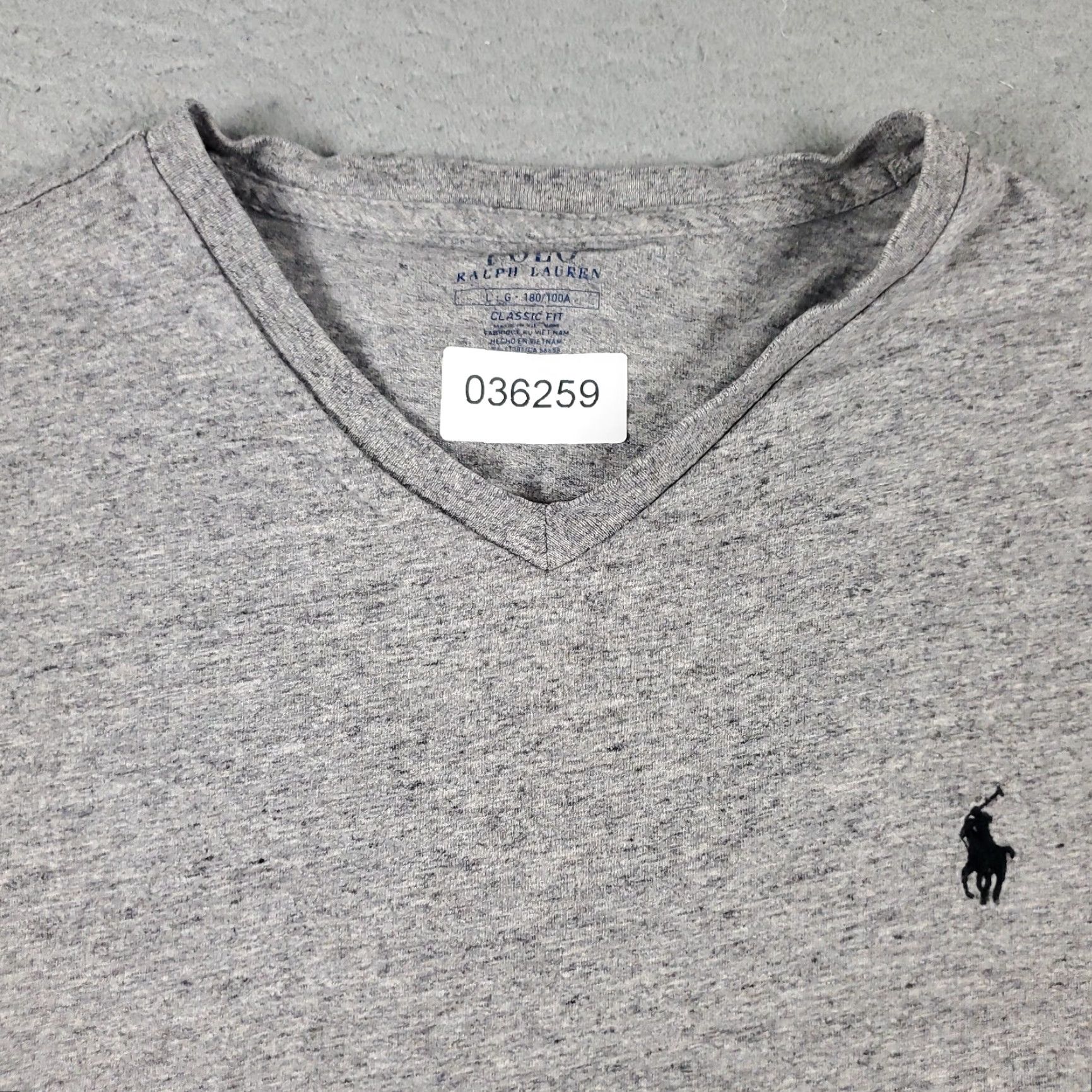Ralph Lauren Ralph Lauren T Shirt Mens Large Gray Pony Logo Short Sleeve Crew Neck Cotton Shirt Men L Gray Classic American Sports Shirt Mens L Size US L / EU 52-54 / 3 - 3 Thumbnail