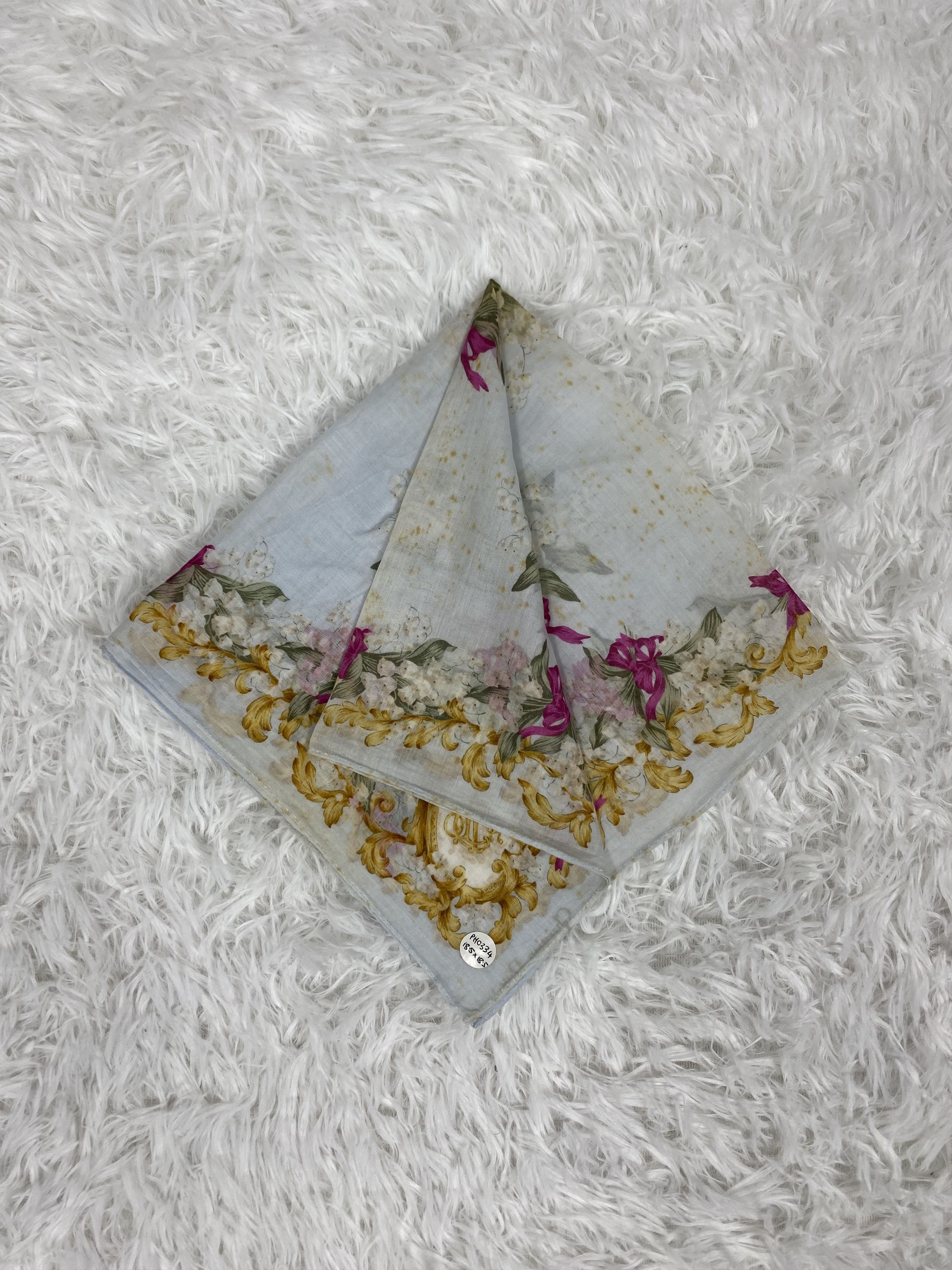 Vintage Vintage Christian Dior Handkerchief Neckerchief Ph0334 Size ONE SIZE - 1 Thumbnail