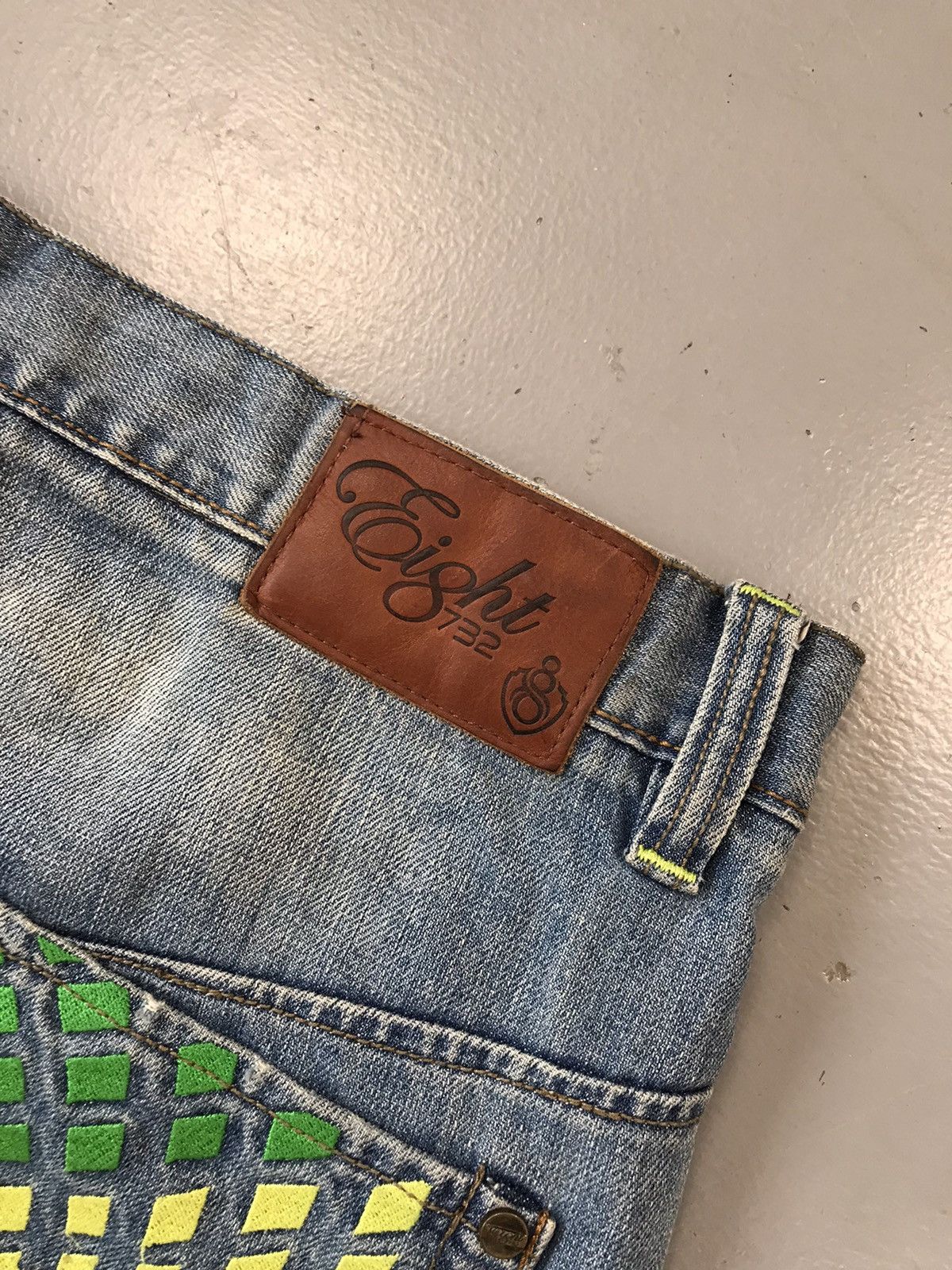 JNCO × Southpole × Vintage Vintage Eight 732 embroidered baggy fit denim Size US 40 / EU 56 - 9 Thumbnail