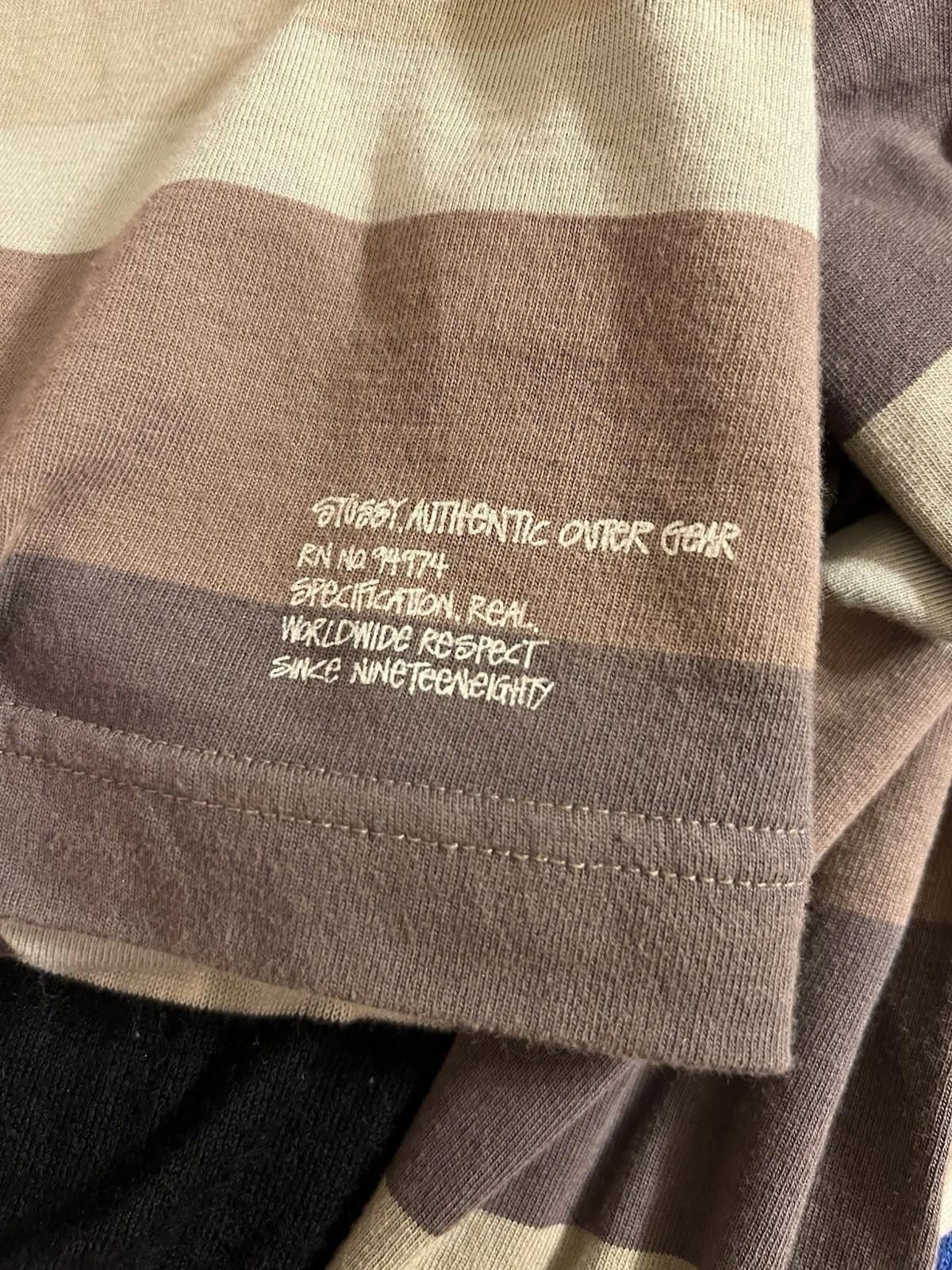 Stussy Pre-Owned Vintage Stussy Long Sleeve Polo Medium Brown Size US M / EU 48-50 / 2 - 11 Thumbnail