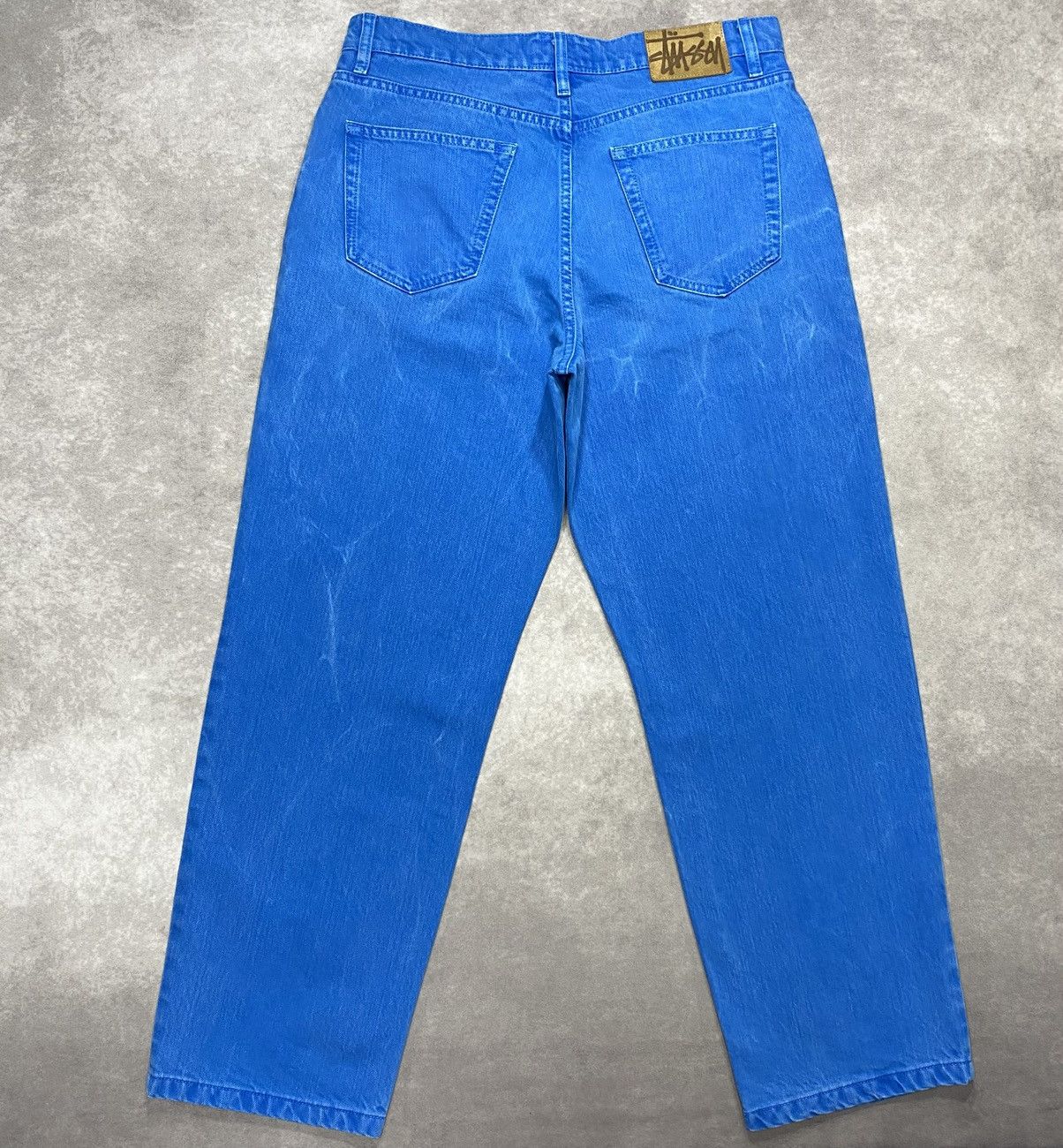 Stussy Stussy Big Ol’ Jeans Overdyed Blue Size US 30 / EU 46 - 1 Thumbnail