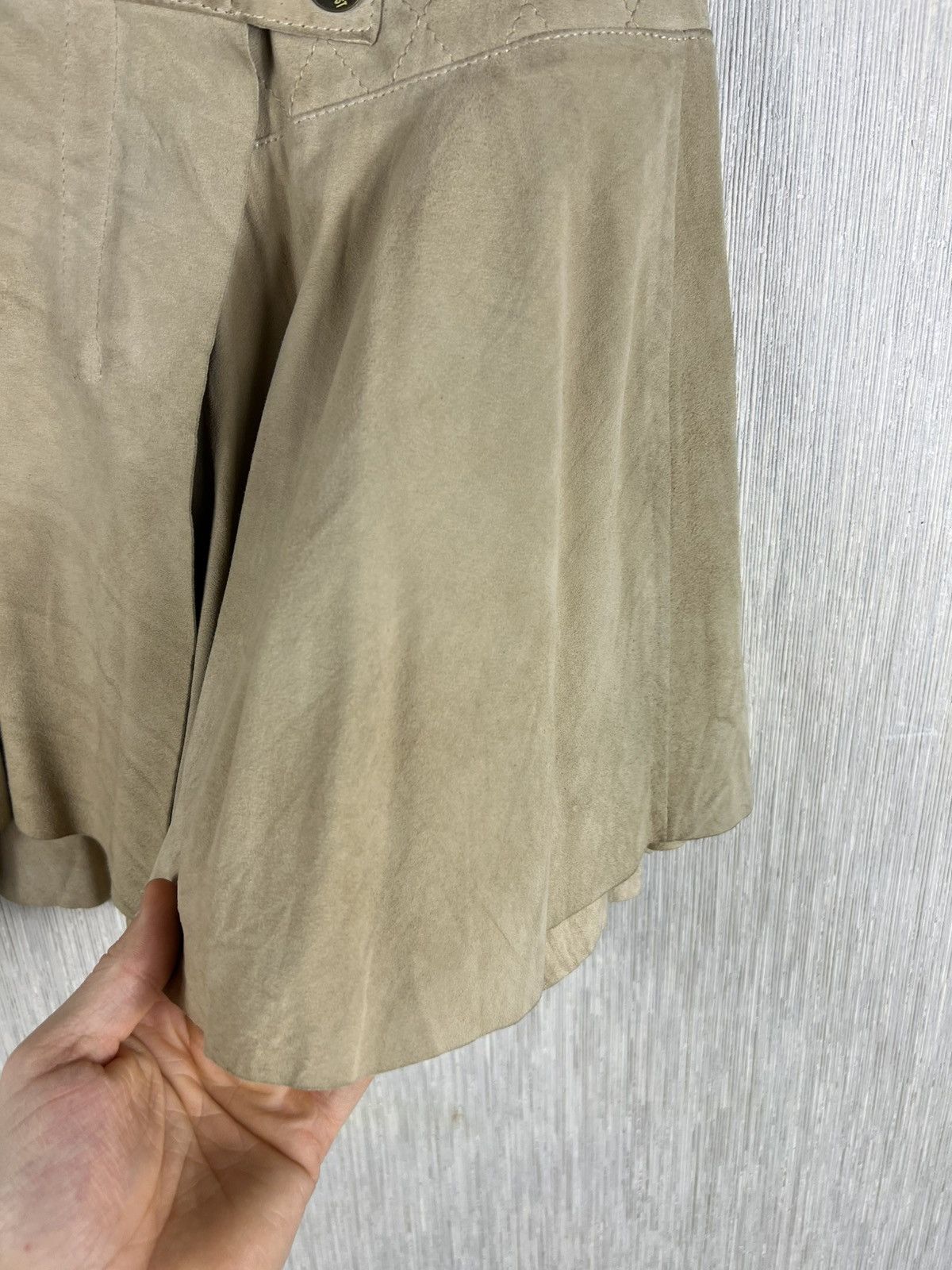 Roberto Cavalli Vintage 90s Roberto Just Cavalli y2k leather mini skirt Size 28" / US 6 / IT 42 - 9 Thumbnail