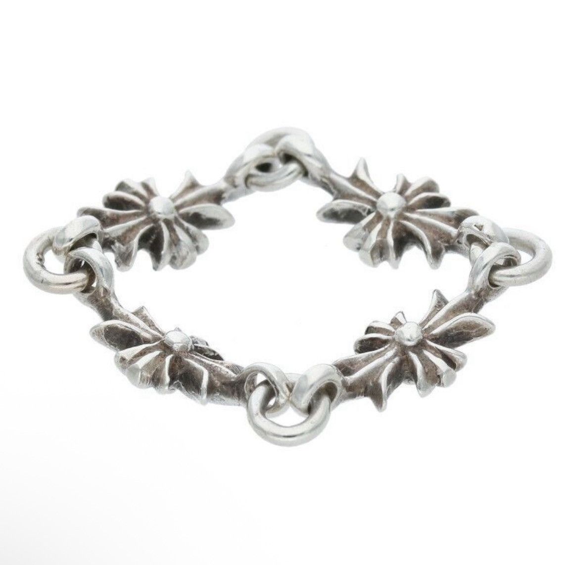 Chrome Hearts Chrome Hearts Tiny ECH Plus Silver Ring Size ONE SIZE - 4 Thumbnail