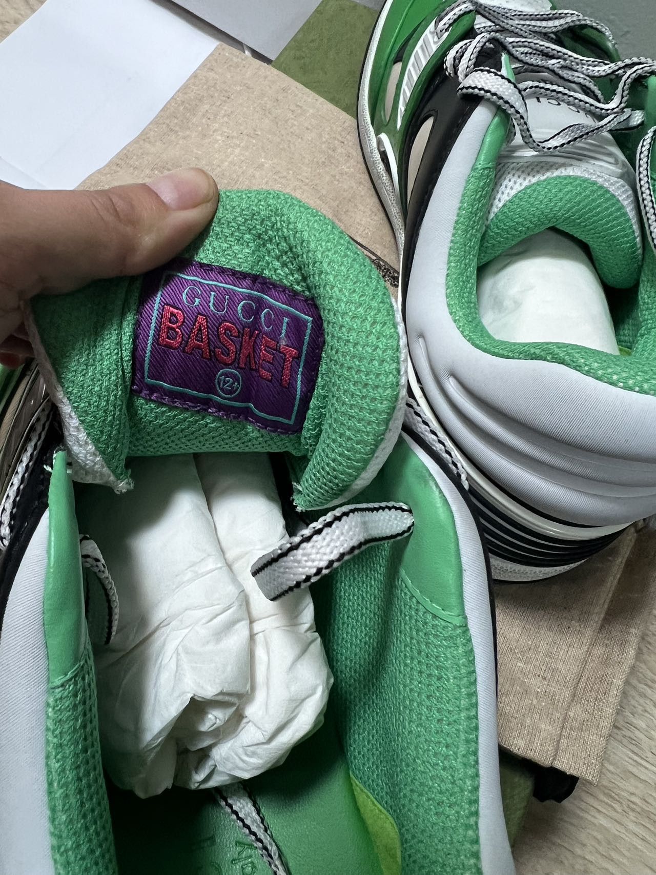 Gucci MEN Gucci Basket Green Demetra Size US 13 / EU 46 - 3 Thumbnail