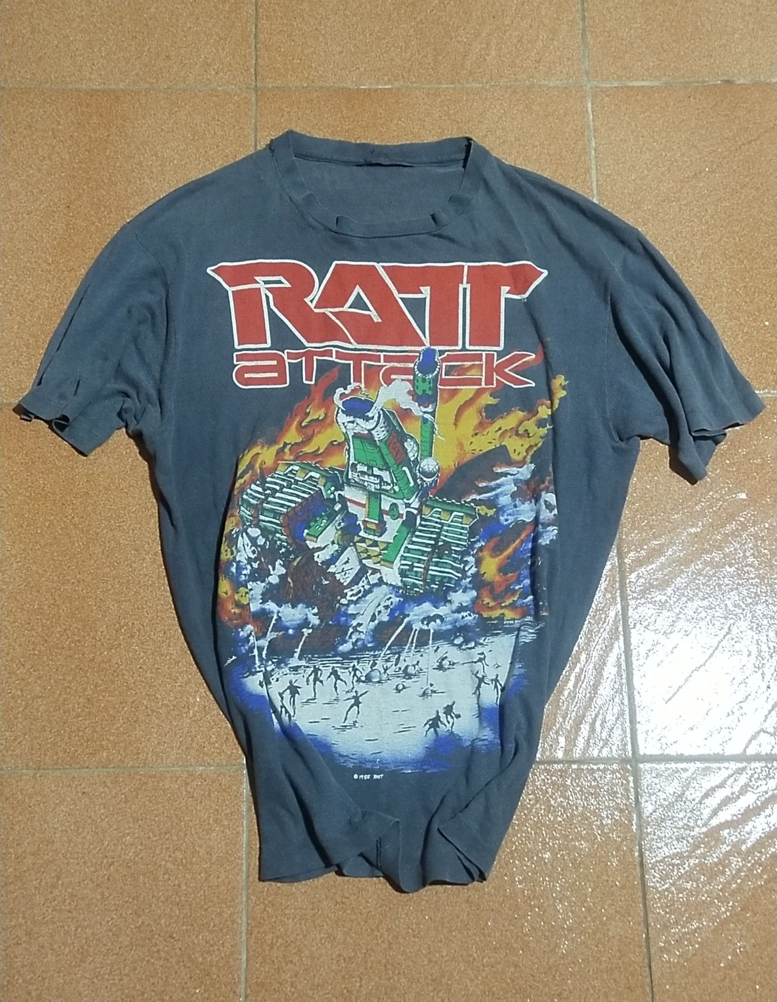 Band Tees × Vintage FINAL DROP TRUE VINTAGE METAL BAND Size US M / EU 48-50 / 2 - 1 Thumbnail