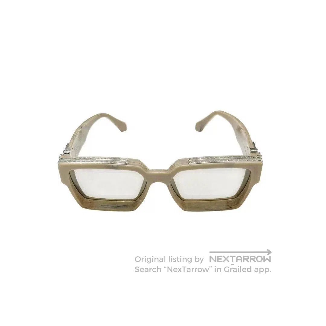 Louis Vuitton Louis Vuitton Millionaire Beige Marble Sunglasses. Size ONE SIZE - 3 Thumbnail