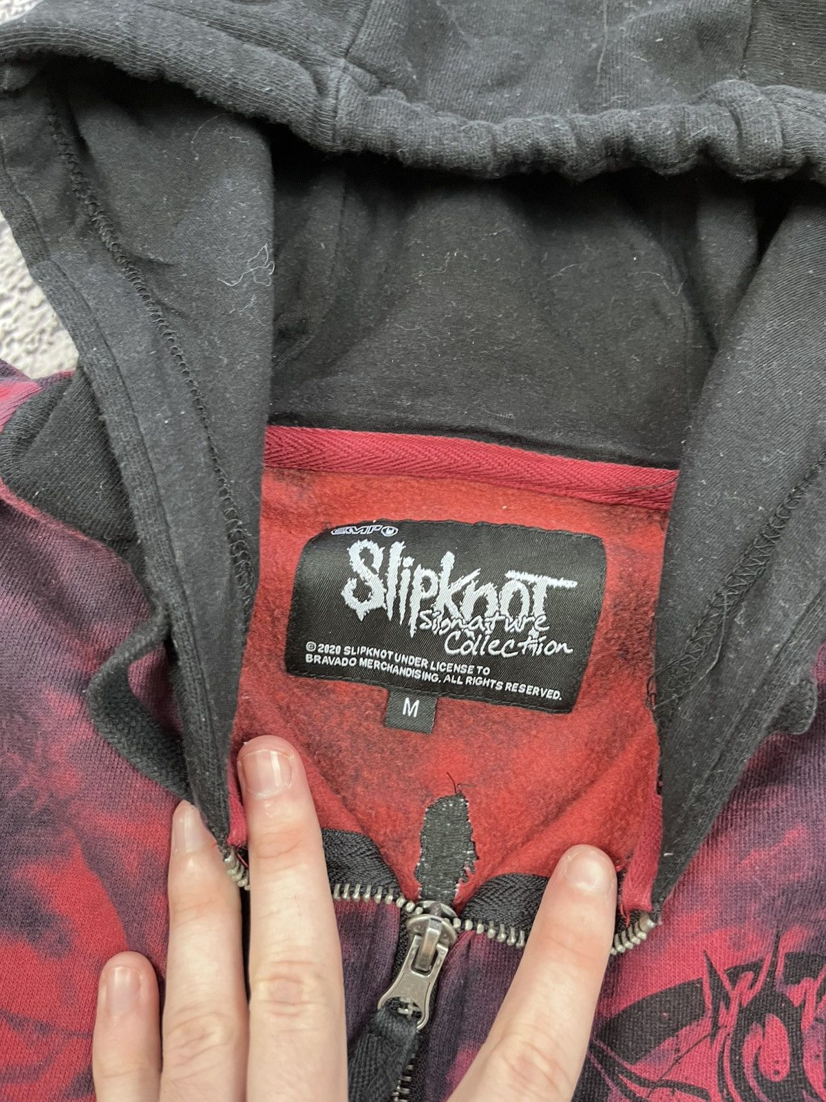 Band Tees Vintage Y2K Slipknot Logo Japan Rock Zip Up Hoodie Size M Size M / US 6-8 / IT 42-44 - 6 Thumbnail