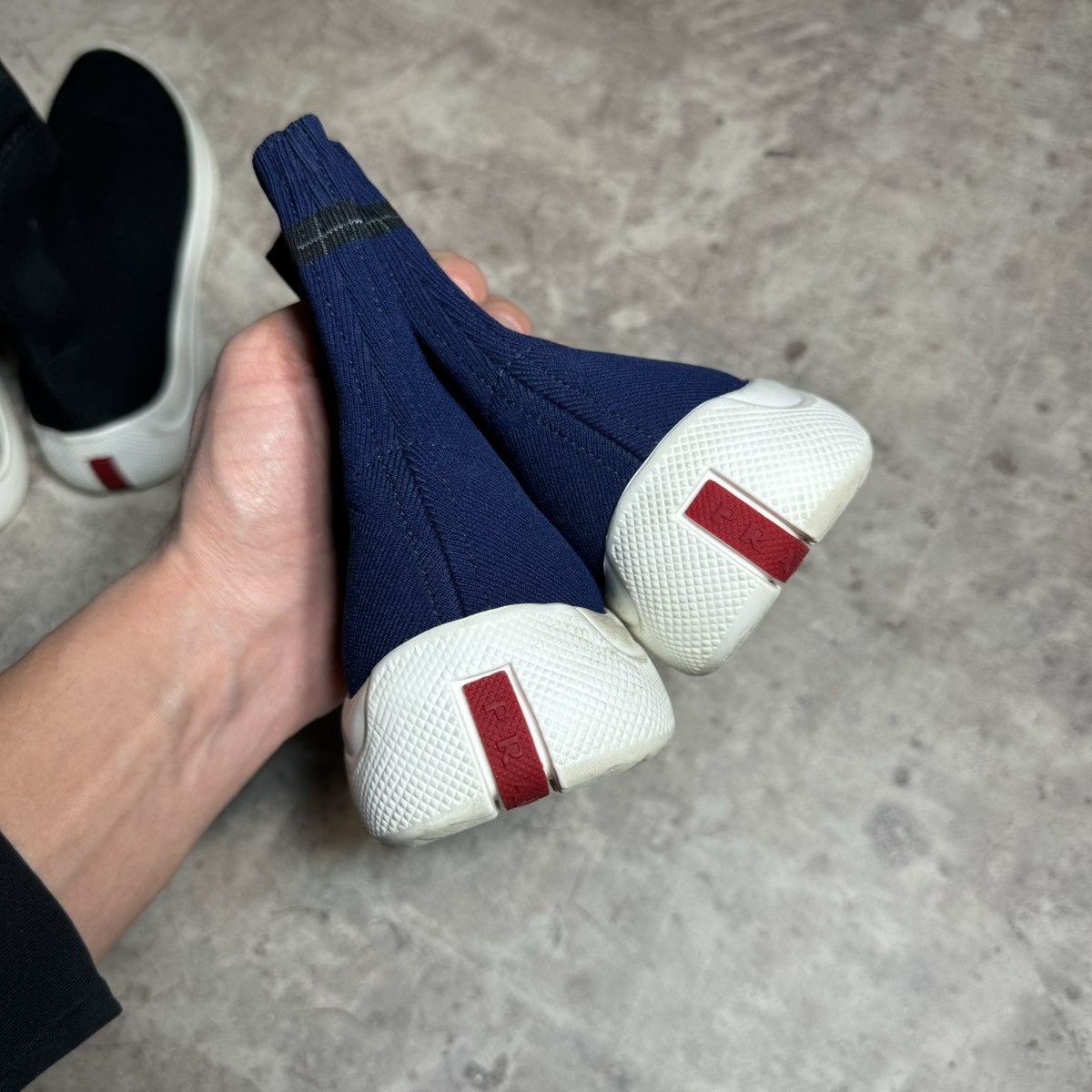 Prada Prada America's Cup Stretch High Sock Sneaker Size US 6 / IT 36 - 7 Thumbnail