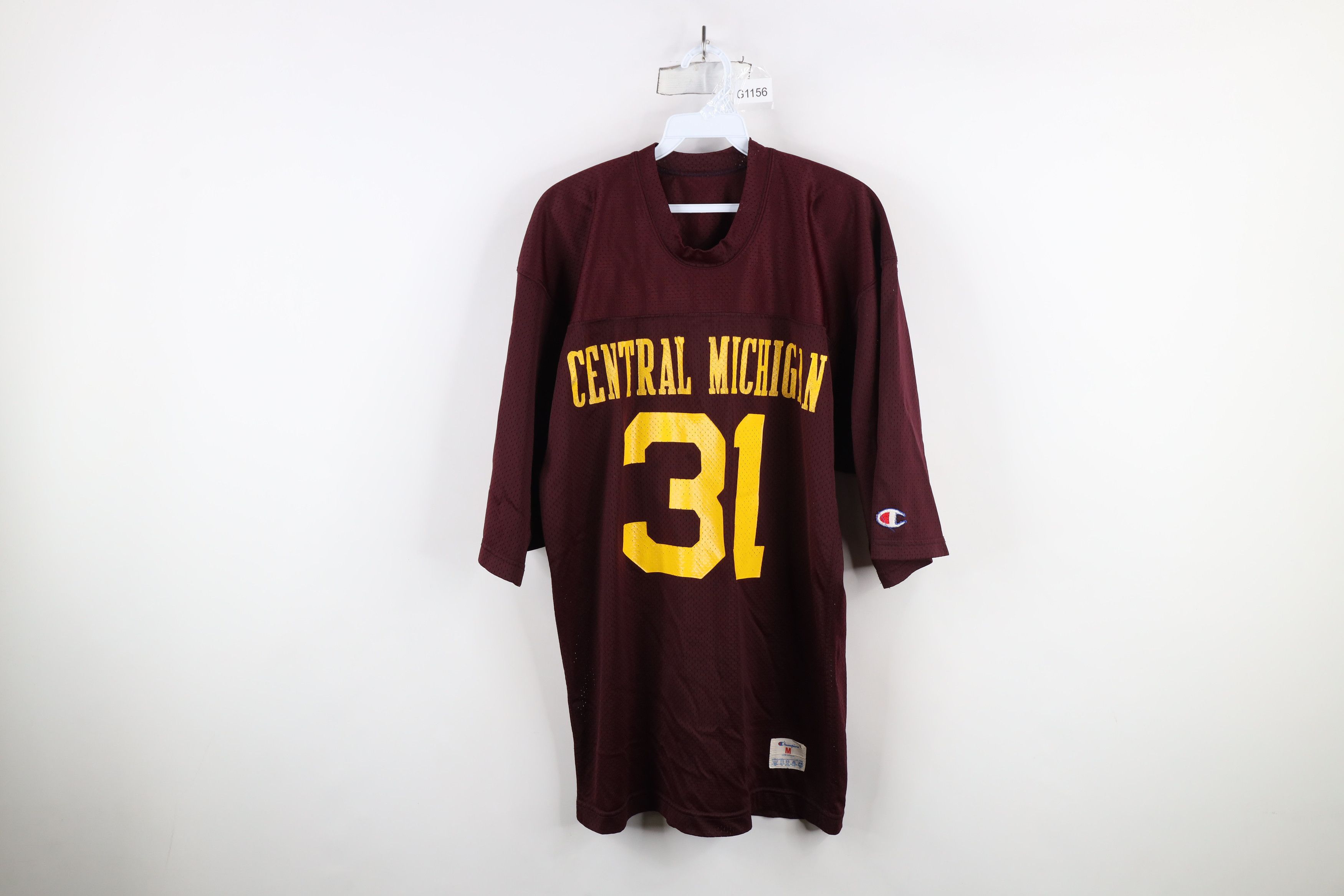 Champion × Vintage Vintage 80s Champion Michigan University Football Jersey US Size US M / EU 48-50 / 2 - 1 Thumbnail