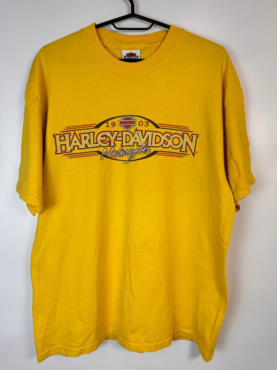 Harley Davidson × Vintage Vintage 2008 Harley Davidson racing moto t-shirt Size US L / EU 52-54 / 3 - 1 Thumbnail