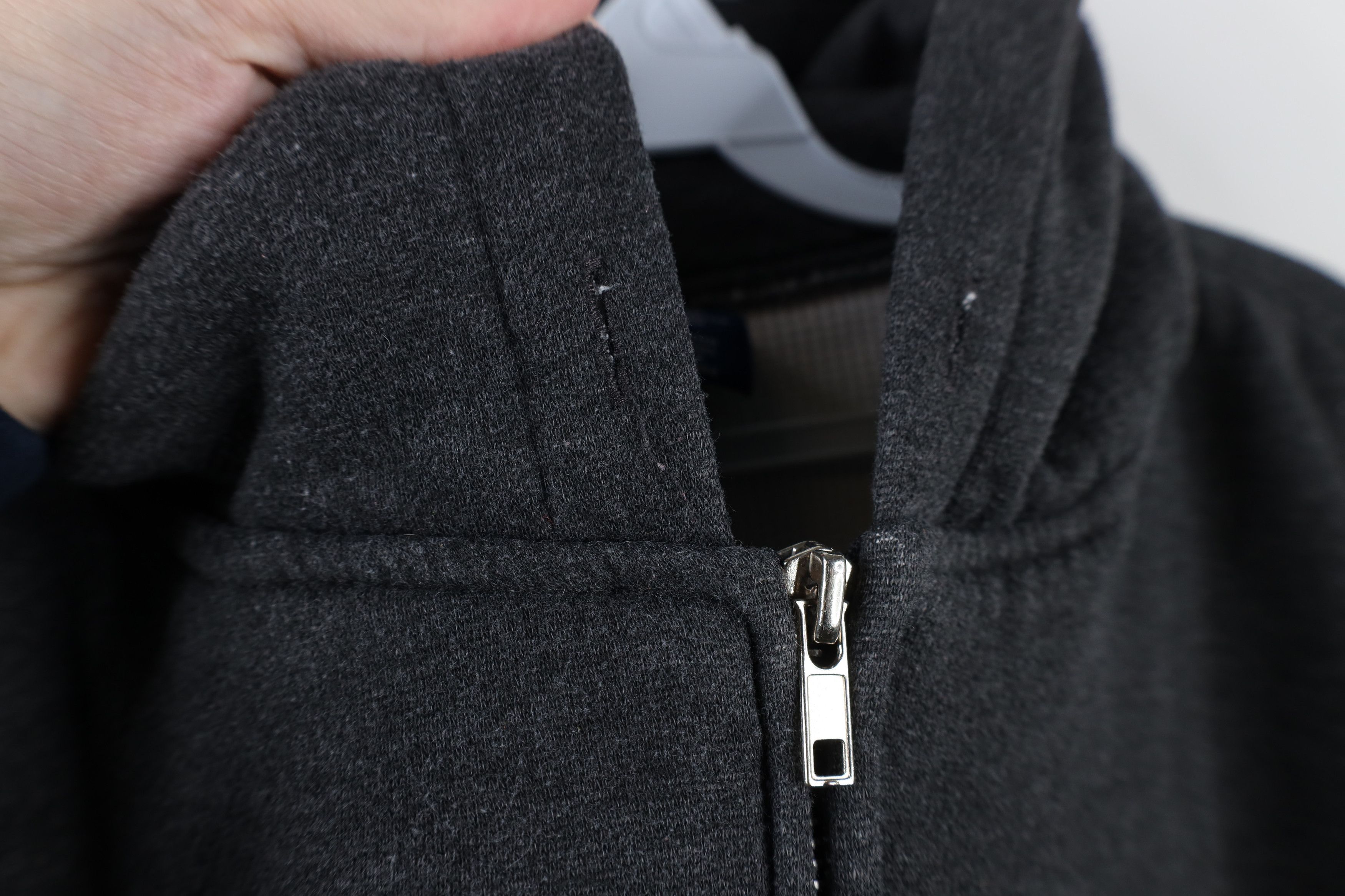 Vintage Vintage 90s Streetwear Heavy Thermal Waffle Knit Hoodie Size US L / EU 52-54 / 3 - 7 Thumbnail