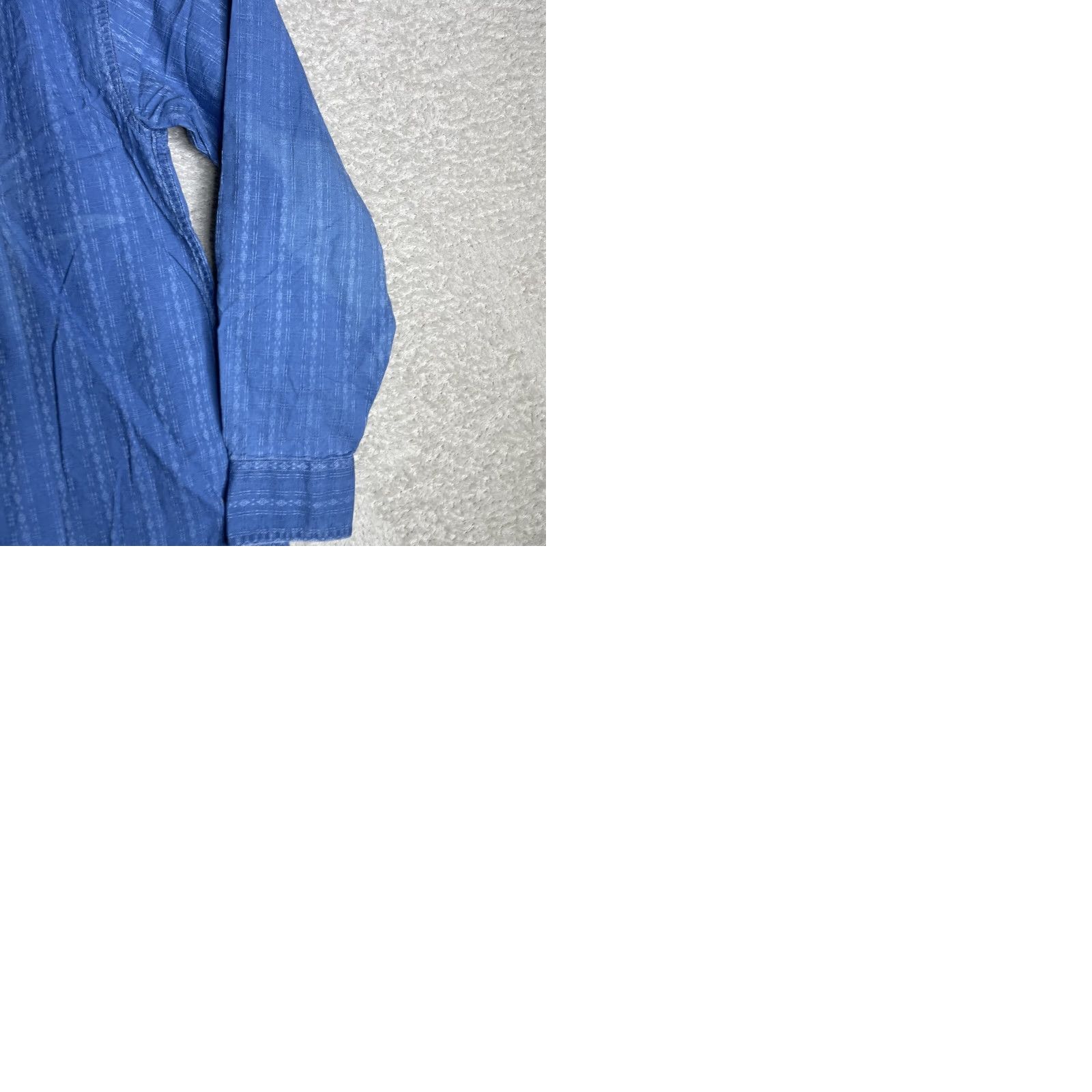 Vintage VINTAGE Cabela's Indigo Blues Shirt Men M Long Sleeve Button-Up Geometric Southwestern NWT FLAWS Blue Cotton Size US M / EU 48-50 / 2 - 11 Thumbnail