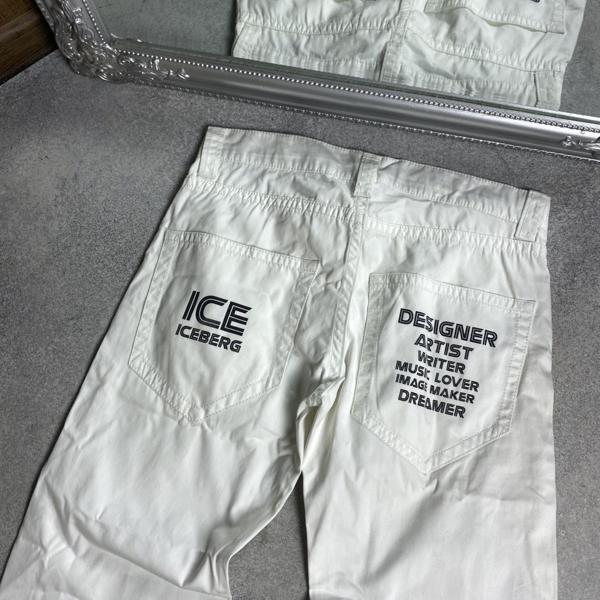 Iceberg Iceberg Pants Luxury Big Logo Size US 30 / EU 46 - 3 Thumbnail