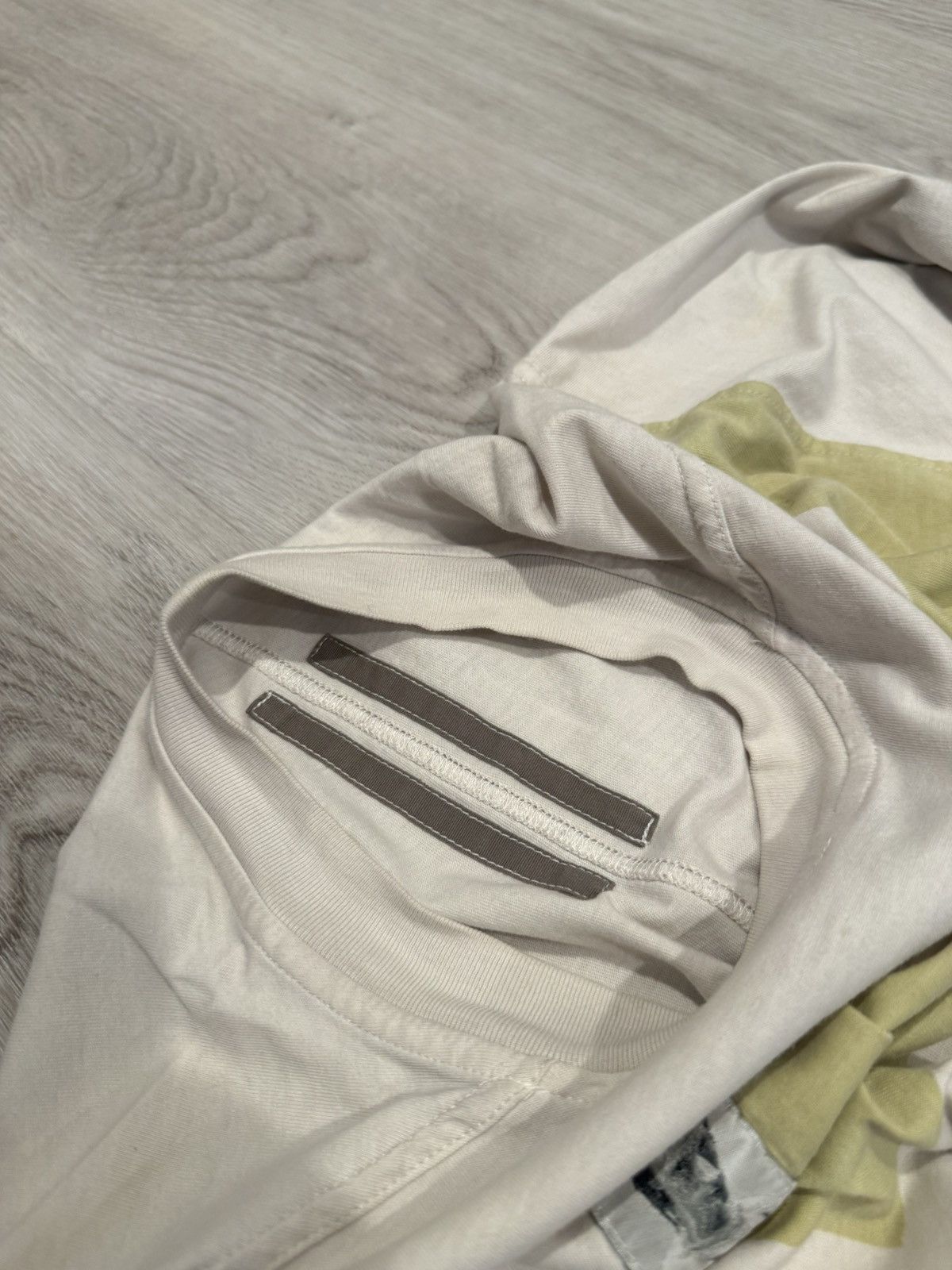 Rick Owens Drkshdw s/s 2019 milk/dark lime jumbo tee!! Size US M / EU 48-50 / 2 - 7 Thumbnail