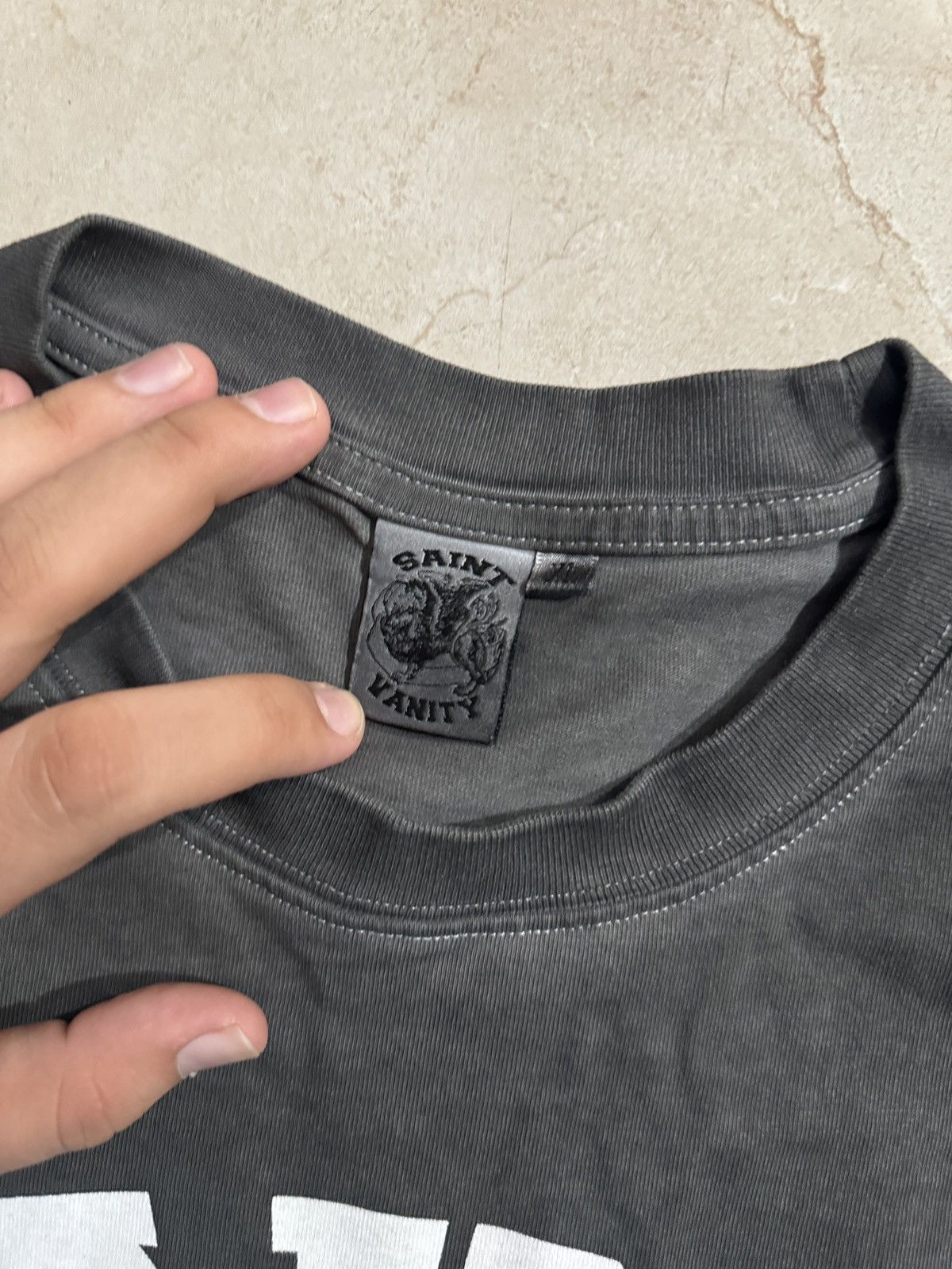 Saint Vanity Grey Saint Vanity tee Size US XL / EU 56 / 4 - 2 Thumbnail