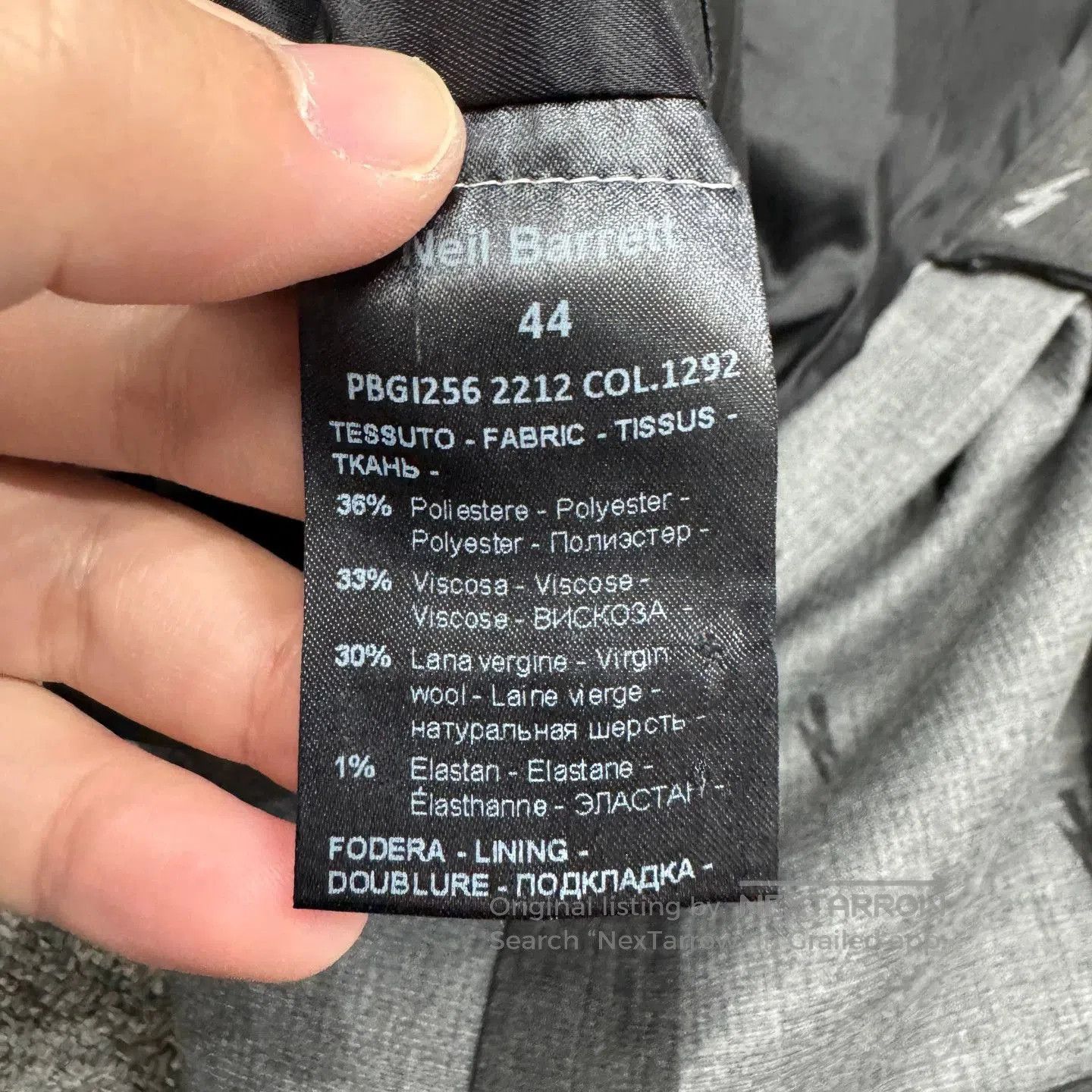 Neil Barrett Black Lightning Print Single-Breasted Blazer. Size US M / EU 48-50 / 2 - 4 Thumbnail
