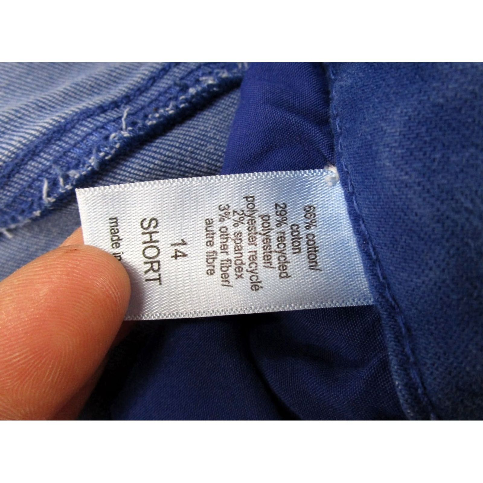 Vintage Maurices M Jeans Mid Rise Original Fit Slim Straight Ankle Jeans Size 14 Short Blue Denim 5-Pocket Womens Size 36" / US 14 / IT 50 - 5 Thumbnail