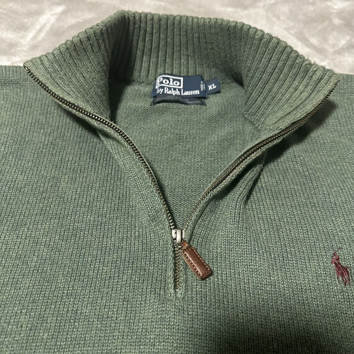 Polo Ralph Lauren 1/4 Zip Sweater Size US XL / EU 56 / 4 - 3 Thumbnail