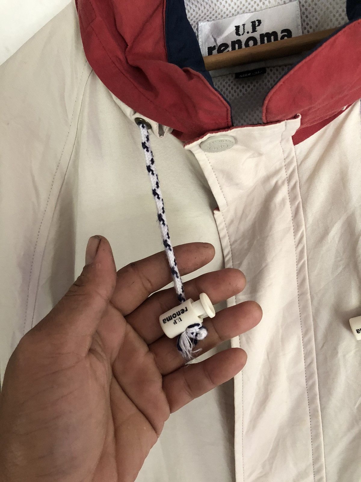 Designer × Japanese Brand × Renoma Vintage Up renoma Prestige Windbreaker Hoodie Size US XL / EU 56 / 4 - 7 Thumbnail