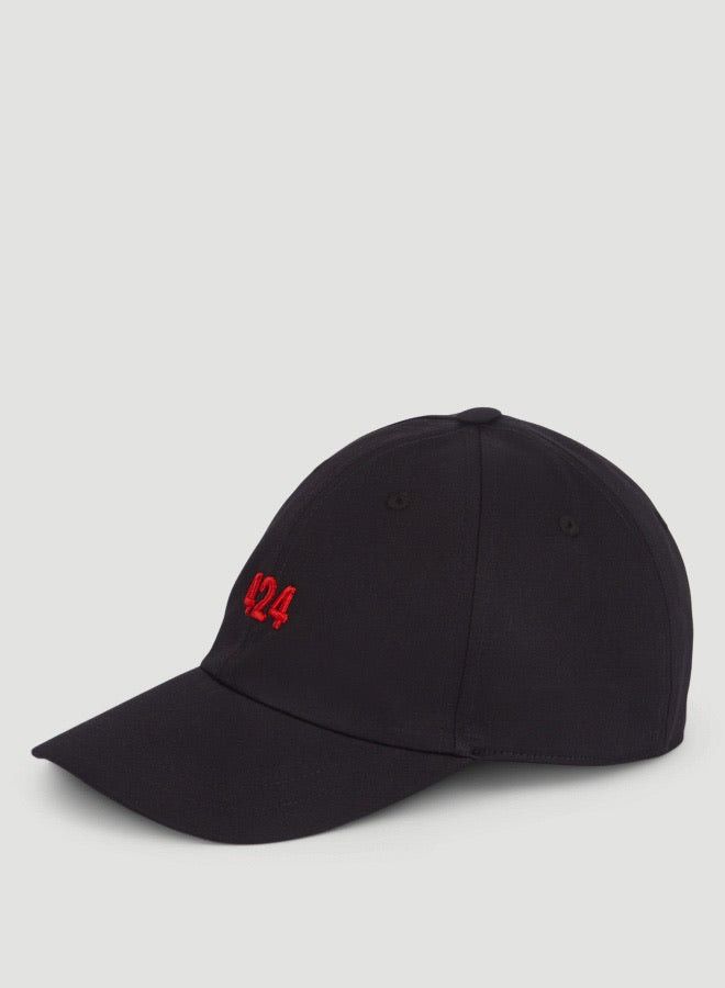 424 424 On Fairfax Black Red Capello Hat Size ONE SIZE - 2 Thumbnail