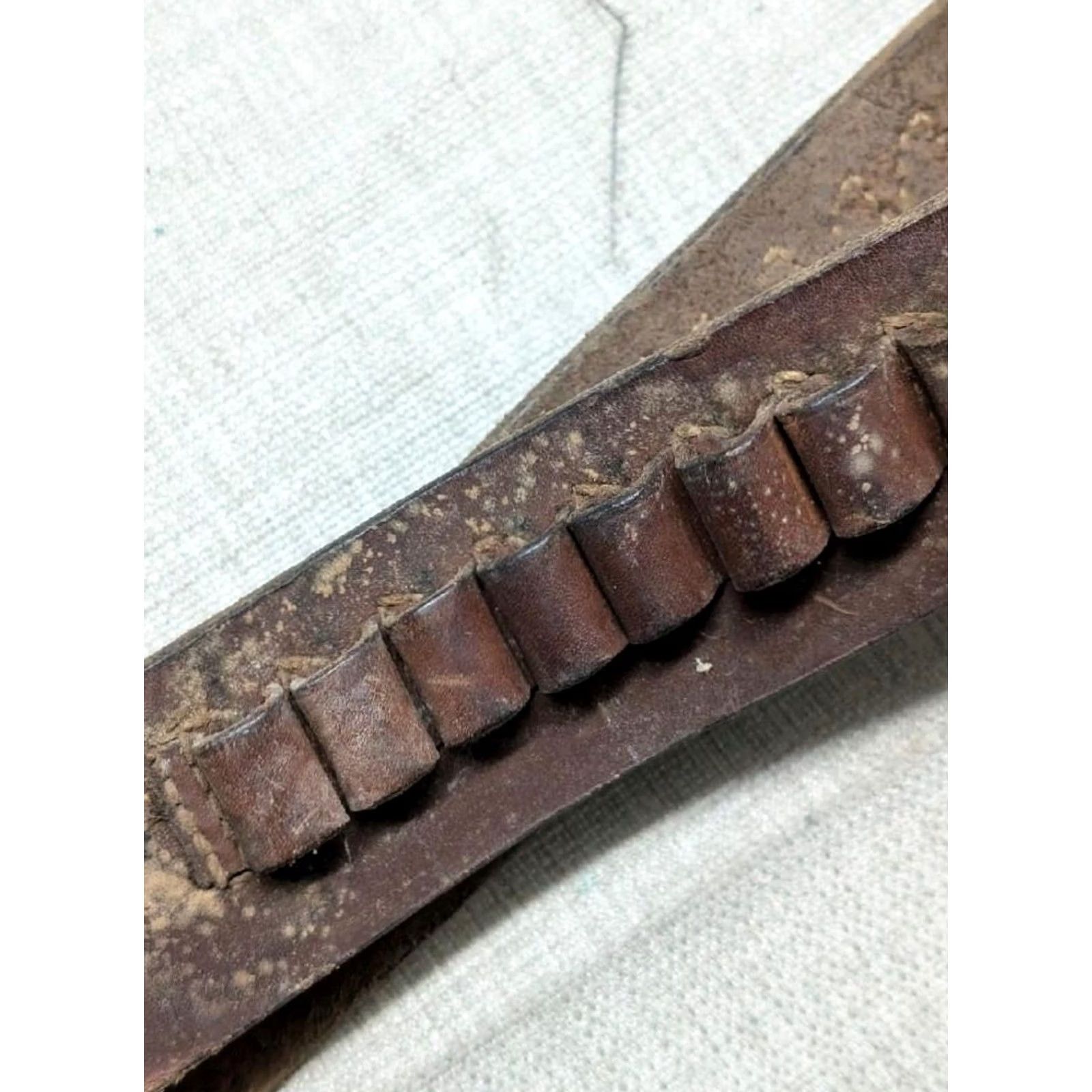Vintage VINTAGE George Lawrence Belt 32 western shotgun CARTRIDGE ammo leather Mens Size 32 - 4 Thumbnail