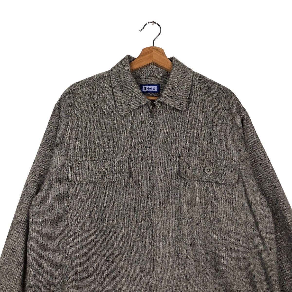 Issey Miyake 🔥Vintage Wool Jacket Biker Reed London Herringbone Size US M / EU 48-50 / 2 - 3 Thumbnail