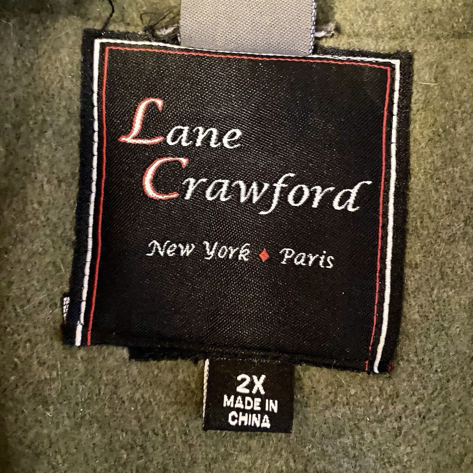 & Other Stories Coat Womens 2X Green Wool Peacoat Lane Crawford Fur Collar Size XXL / US 16-18 / IT 52-54 - 4 Thumbnail